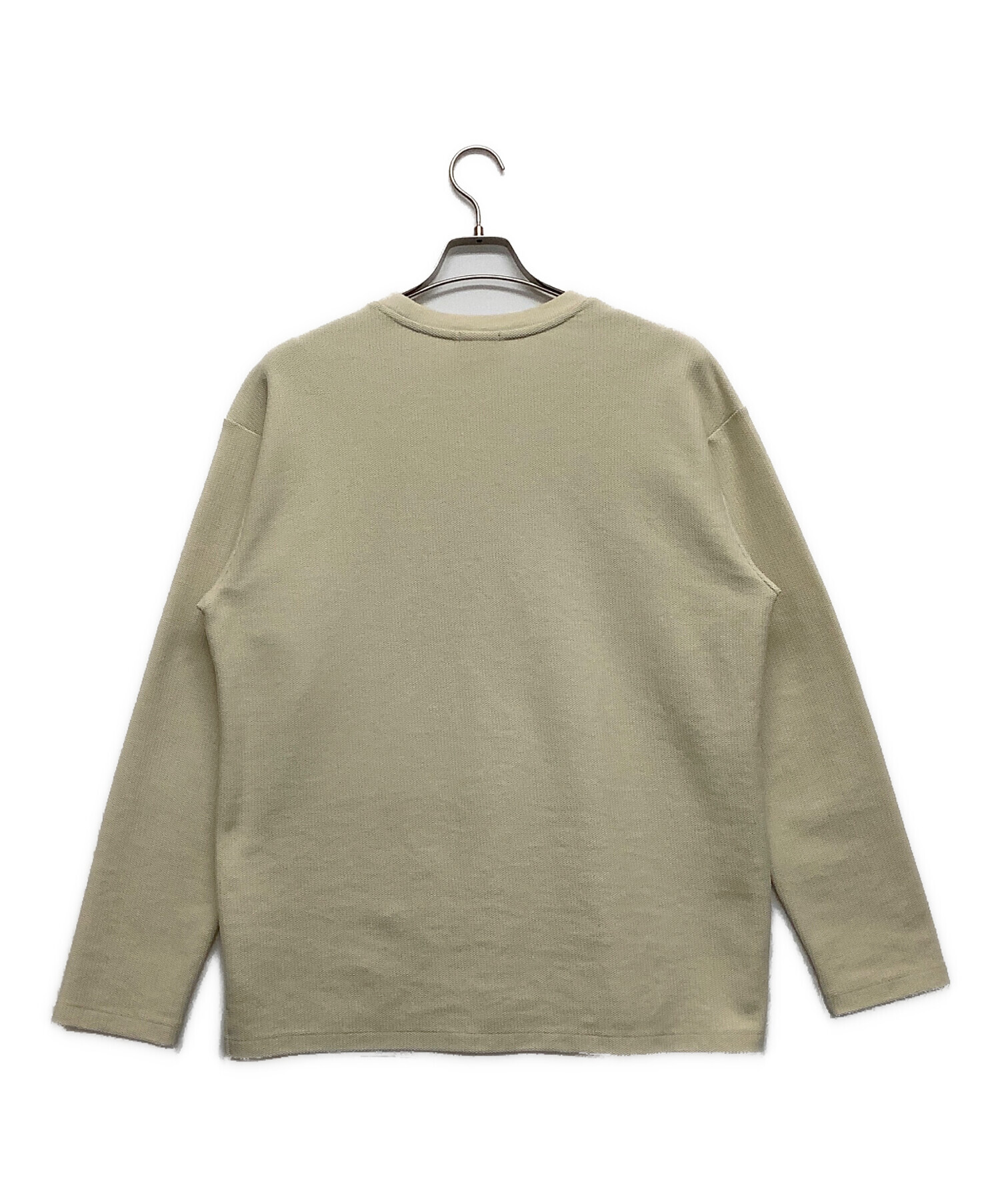 中古・古着通販】LACOSTE (ラコステ) 長袖カットソー ベージュ サイズ 