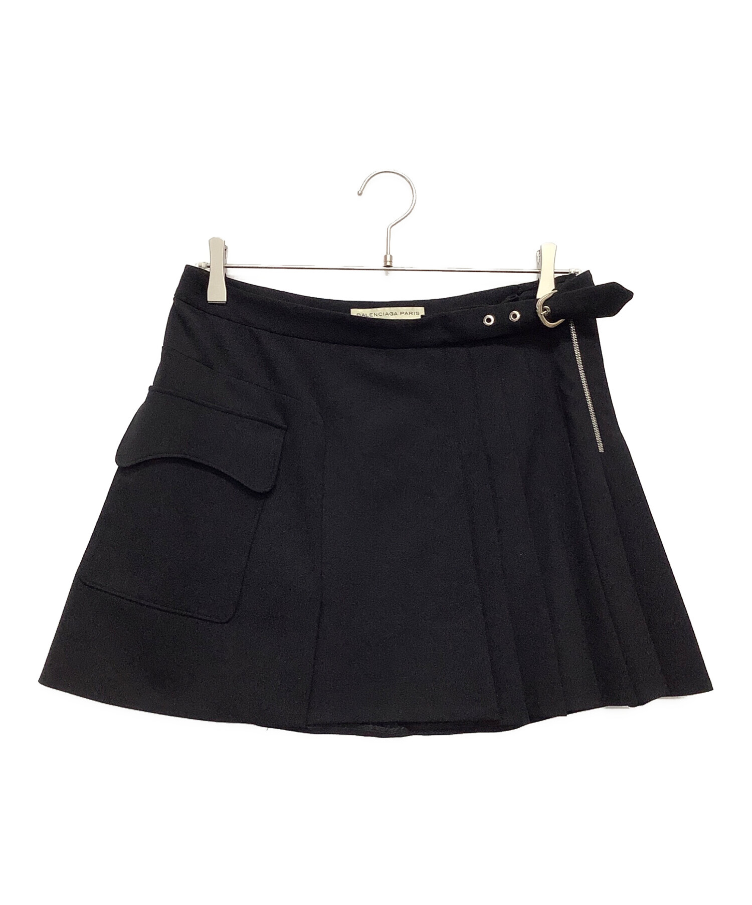 中古・古着通販】BALENCIAGA (バレンシアガ) プリーツショート 中古・古着通販】BALENCIAGA (バレンシアガ) プリーツショート