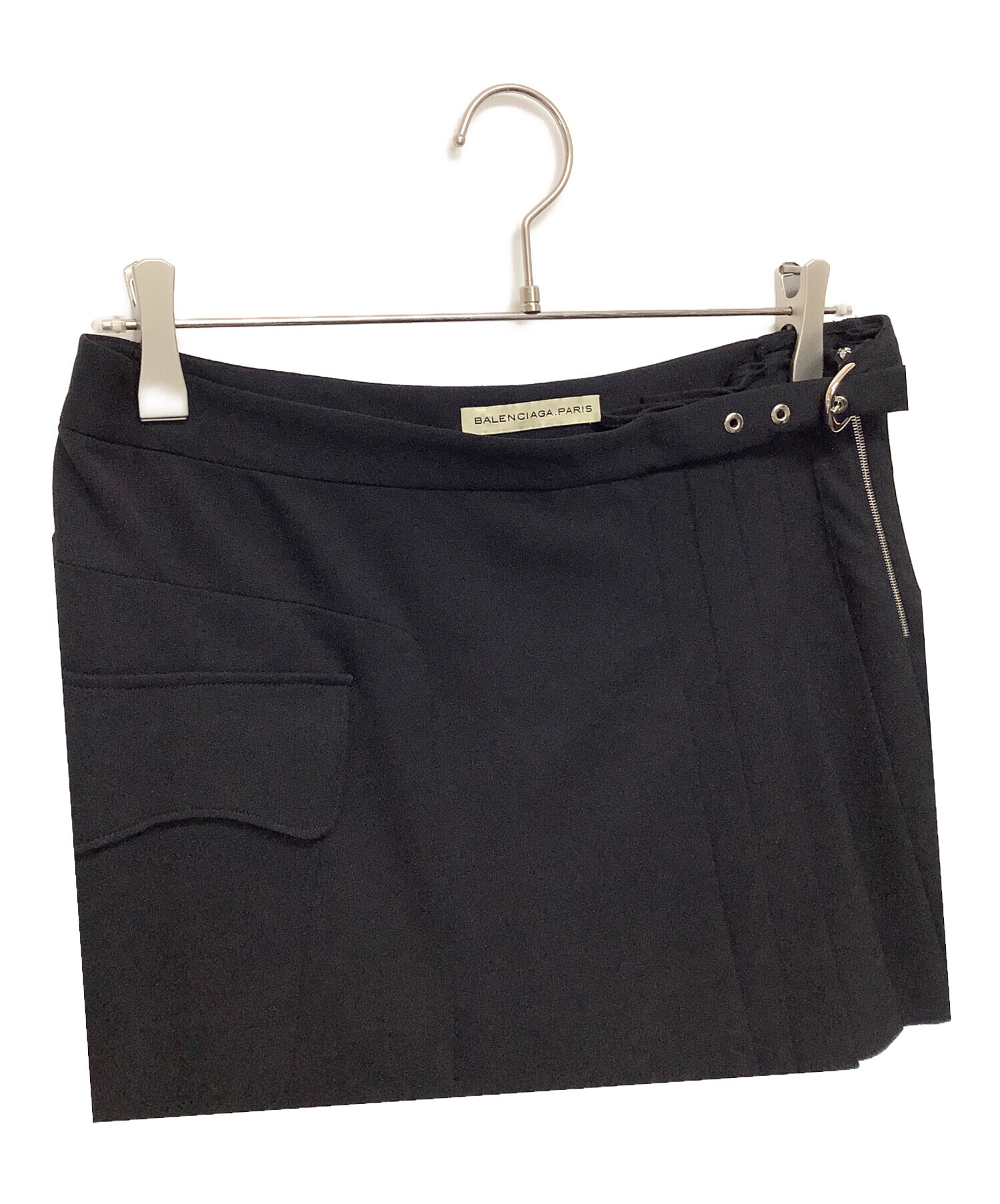 中古・古着通販】BALENCIAGA (バレンシアガ) プリーツショート 中古・古着通販】BALENCIAGA (バレンシアガ) プリーツショート