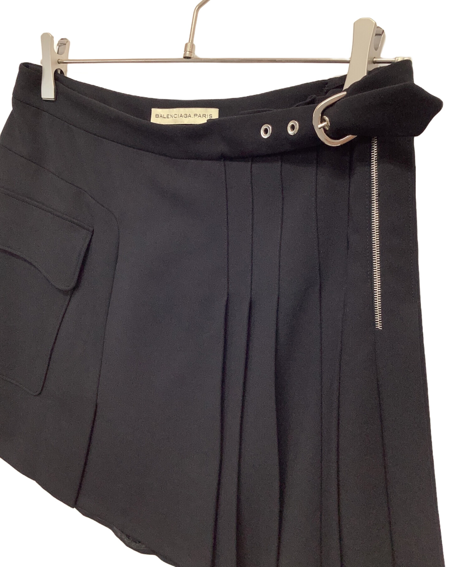 中古・古着通販】BALENCIAGA (バレンシアガ) プリーツショート 中古・古着通販】BALENCIAGA (バレンシアガ) プリーツショート