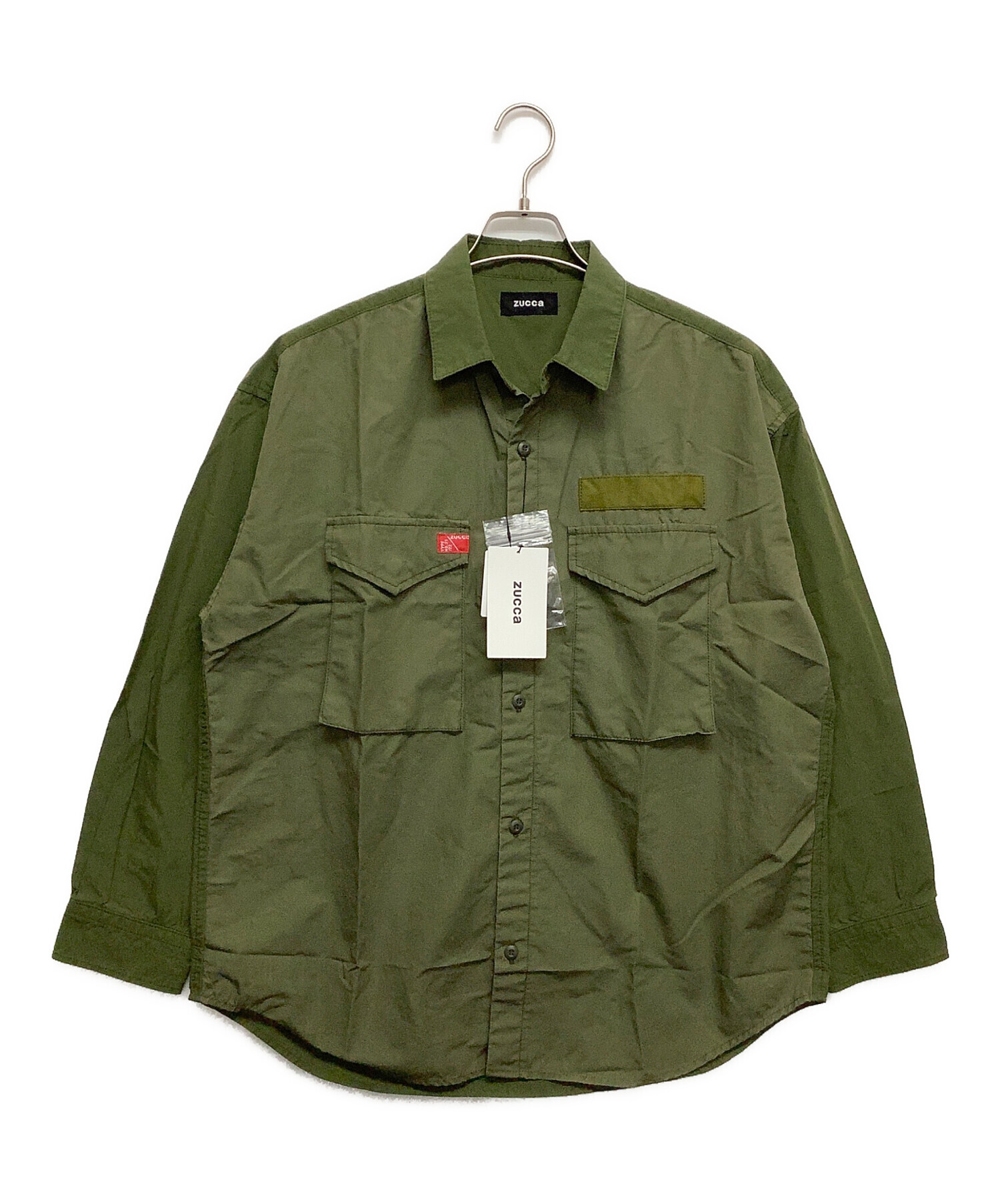 中古・古着通販】ZUCCA (ズッカ) 長袖ワンピース オリーブ サイズ:M