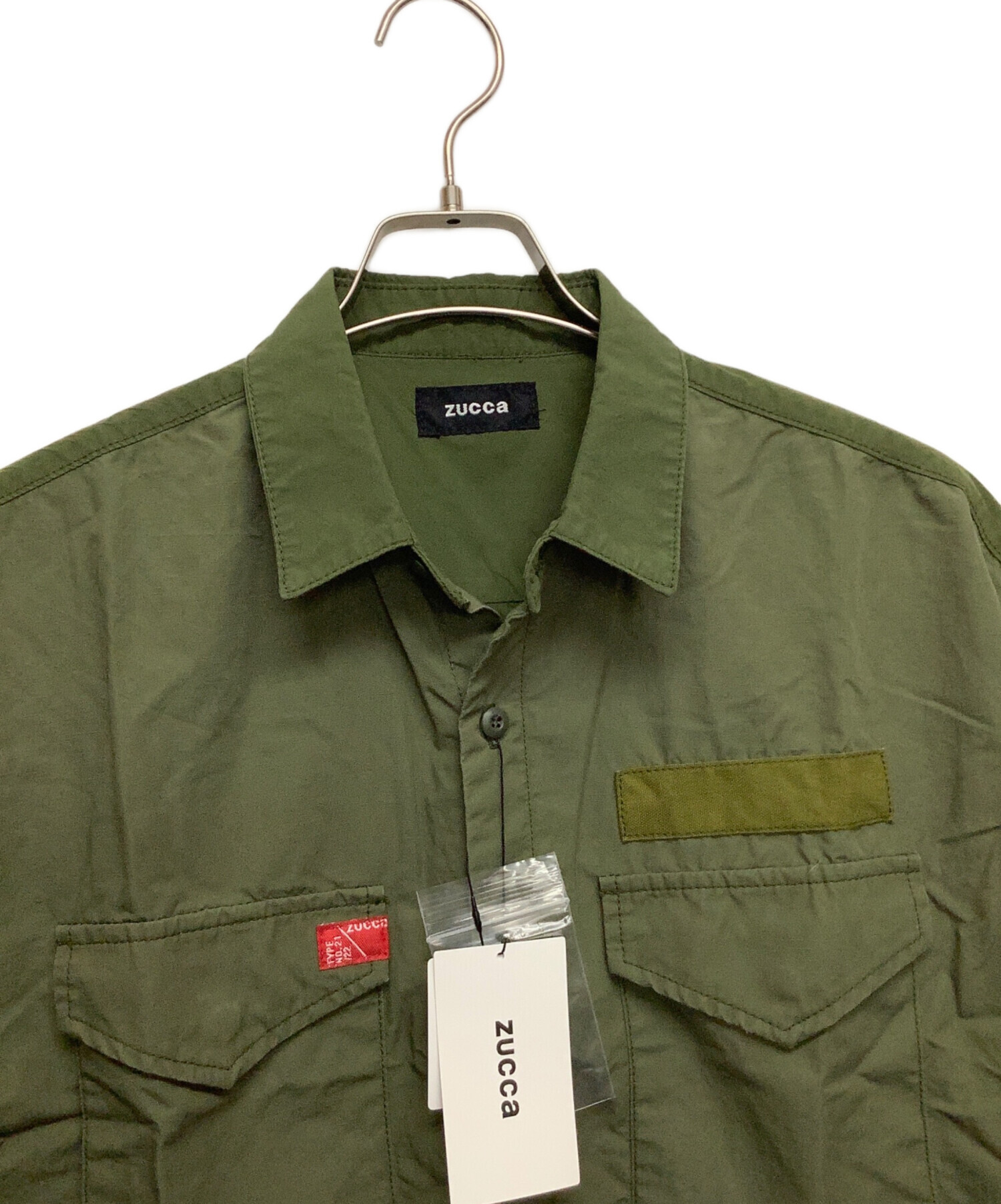 中古・古着通販】ZUCCA (ズッカ) 長袖ワンピース オリーブ サイズ:M