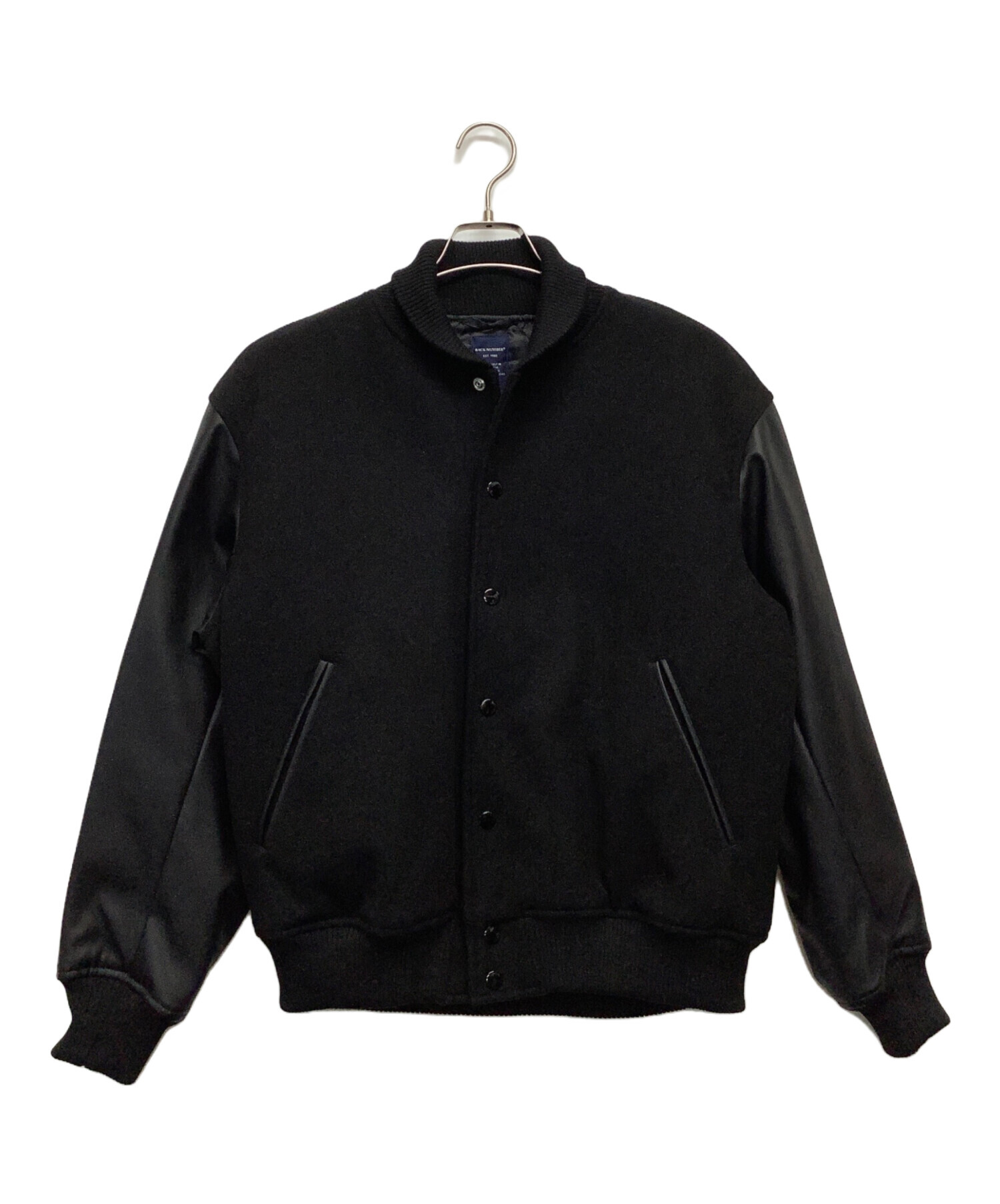 中古・古着通販】BACK NUMBER (バックナンバー) スタジャン ブラック