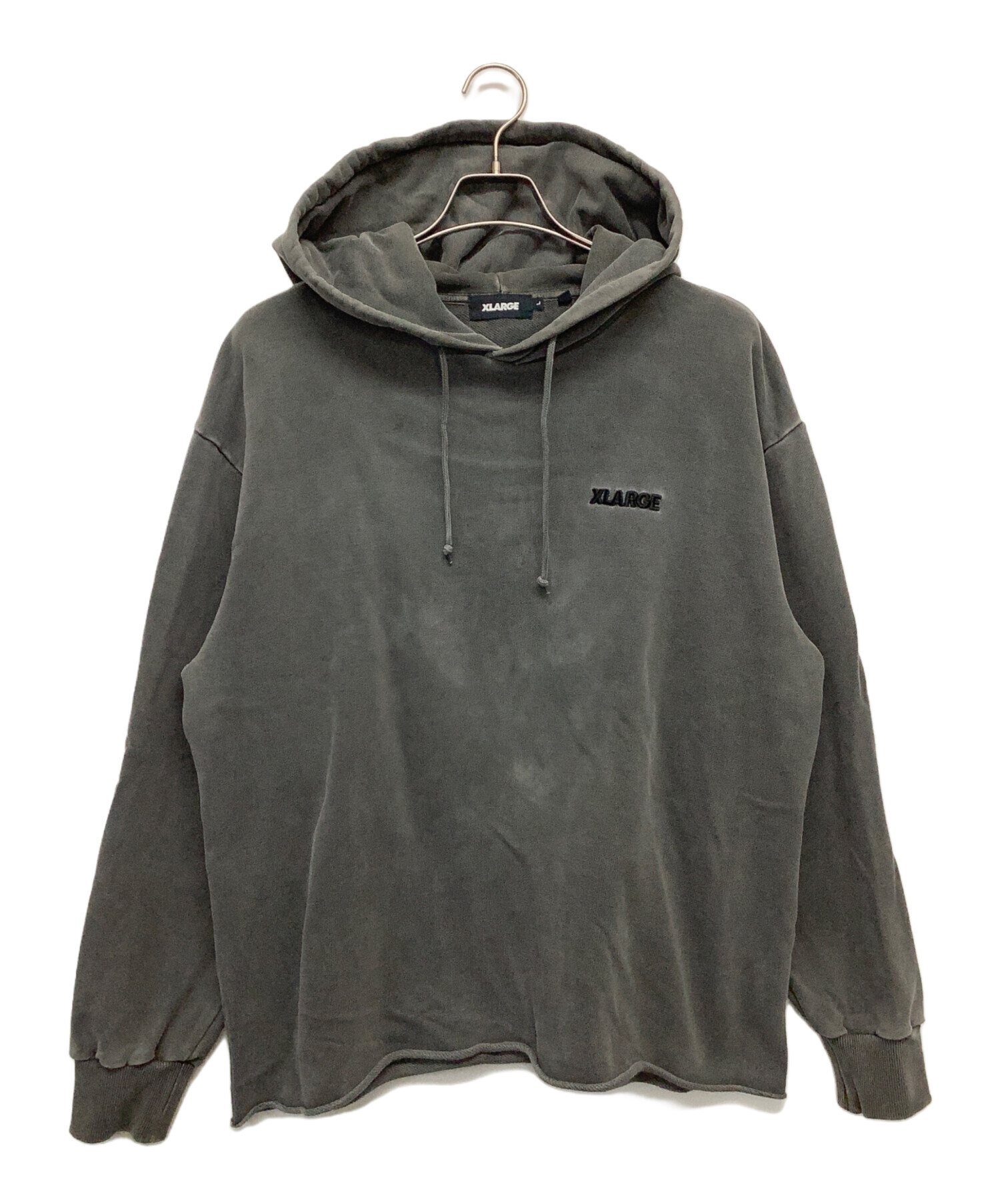 X-LARGEエクストララージ新品未使用パーカーバックプリントグレーサイズXL 中古・古着通販】X-LARGE (エクストララージ) ロゴパーカー グレー