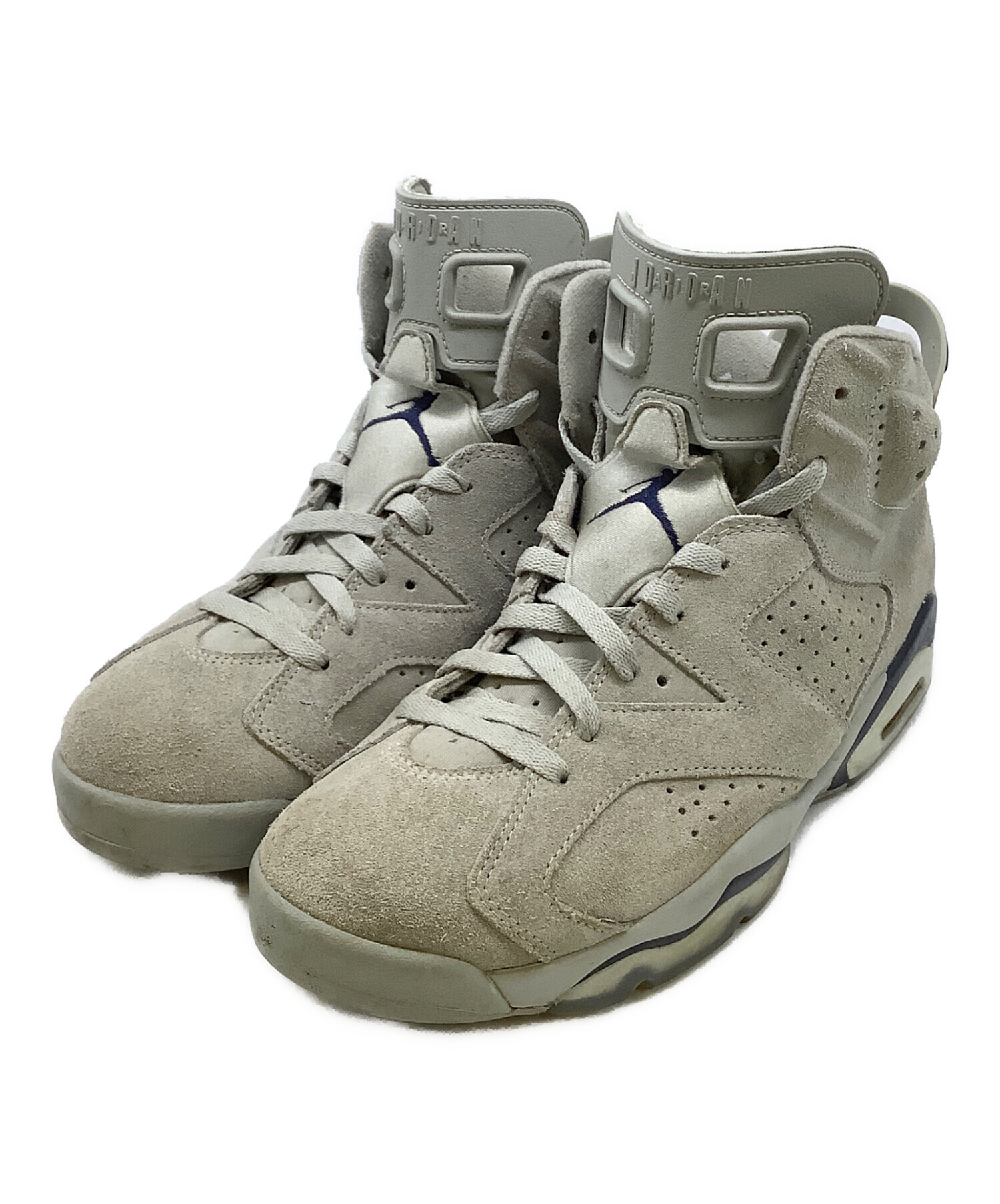 中古・古着通販】NIKE (ナイキ) AIR JORDAN 6 RETRO グレー×ネイビー 