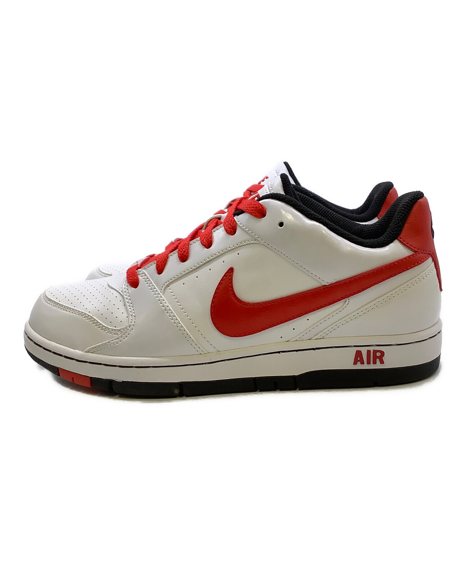 中古・古着通販】NIKE (ナイキ) スニーカー ホワイト×レッド サイズ 