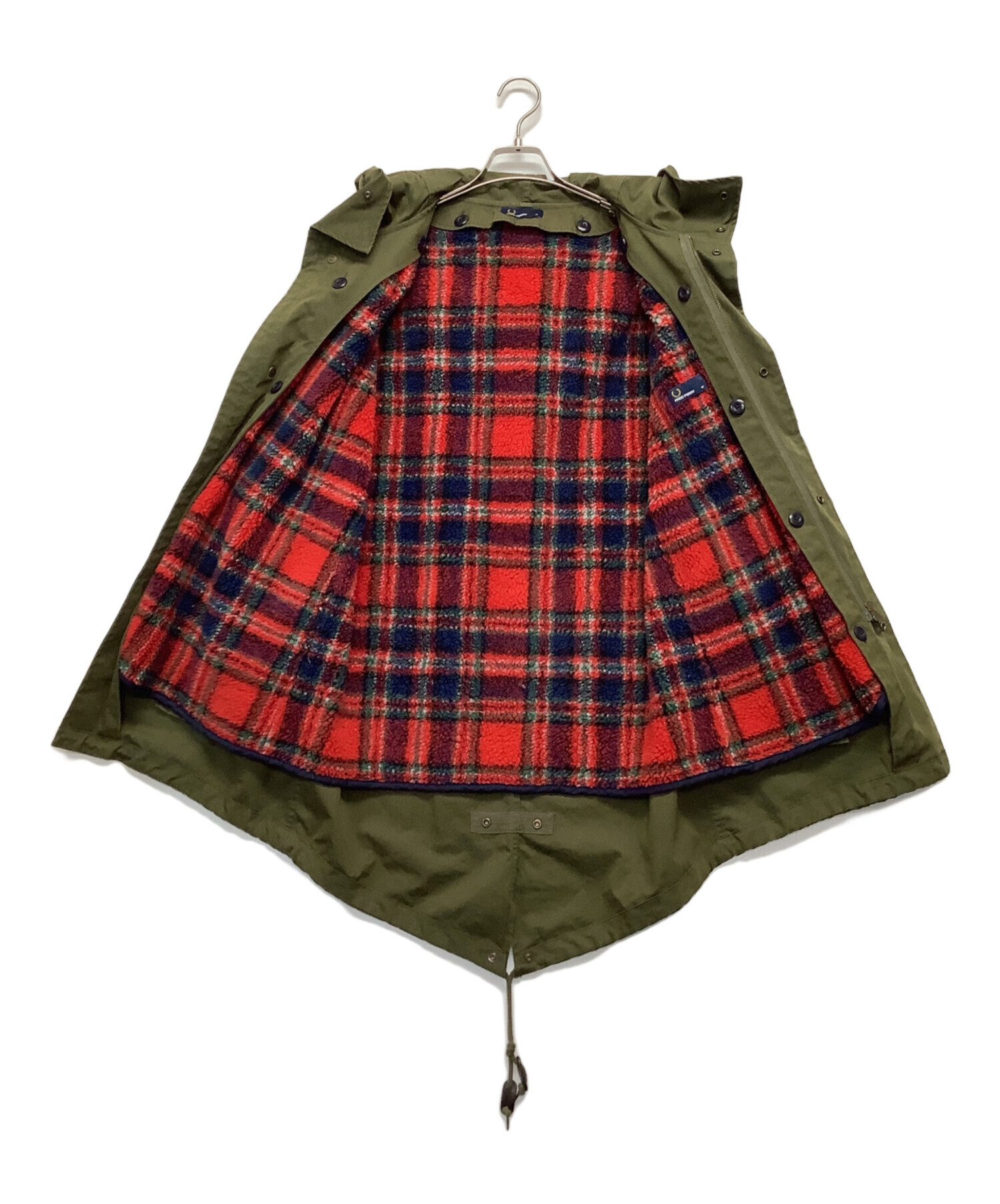 【FRED PERRY】ライナー付きモッズコート F6271 Sサイズ FRED PERRY（フレッドペリー） レディース フィッシュテールパーカー