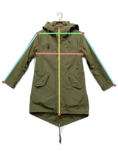 FRED PERRY モッズコート ミリタリー　古着　カーキ FRED PERRY（フレッドペリー） モッズコート M-51 FRED PERRY