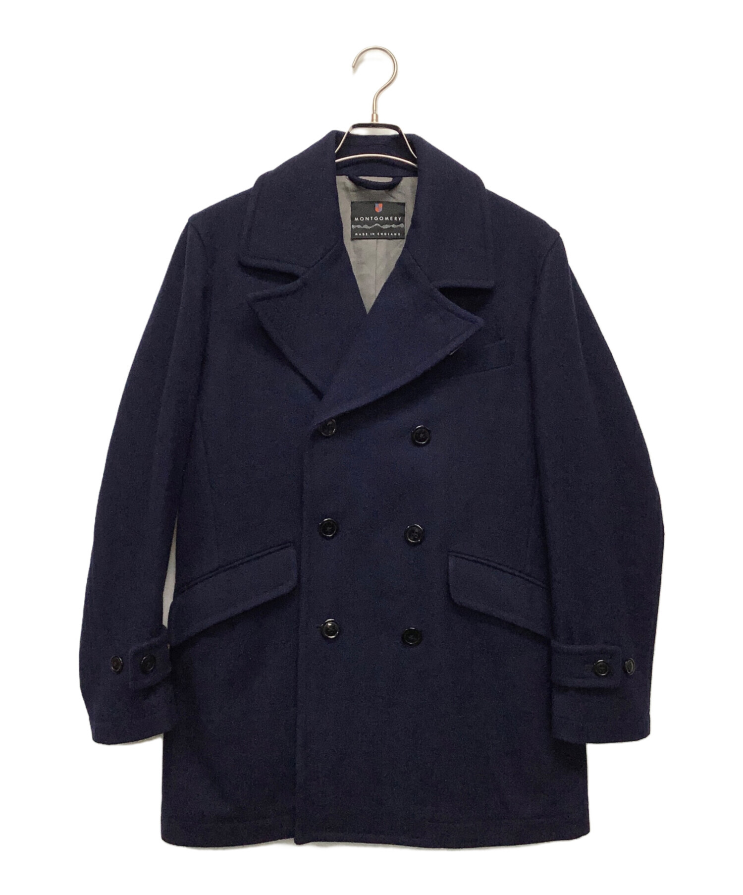 中古・古着通販】MONTGOMERY (モンゴメリー) Pコート ネイビー サイズ