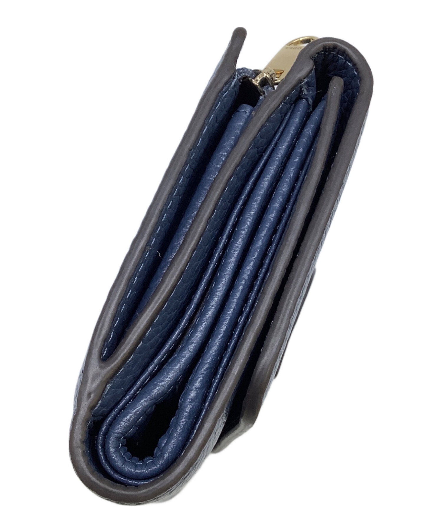 中古・古着通販】FURLA (フルラ) 3つ折り財布 ネイビー｜ブランド 