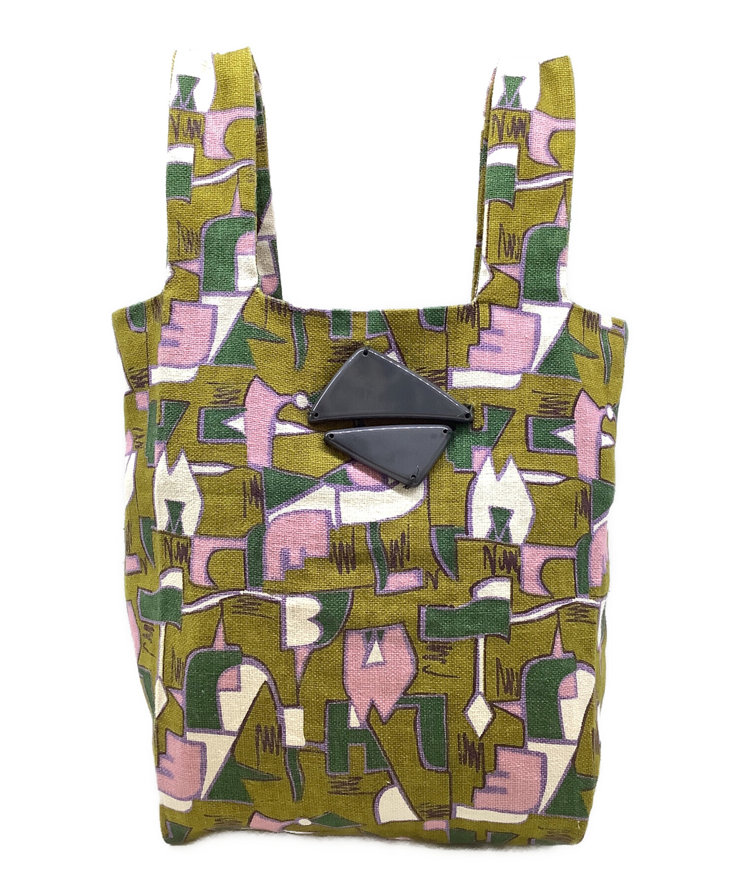 中古・古着通販】MARNI (マルニ) 幾何学キャンバストートバッグ