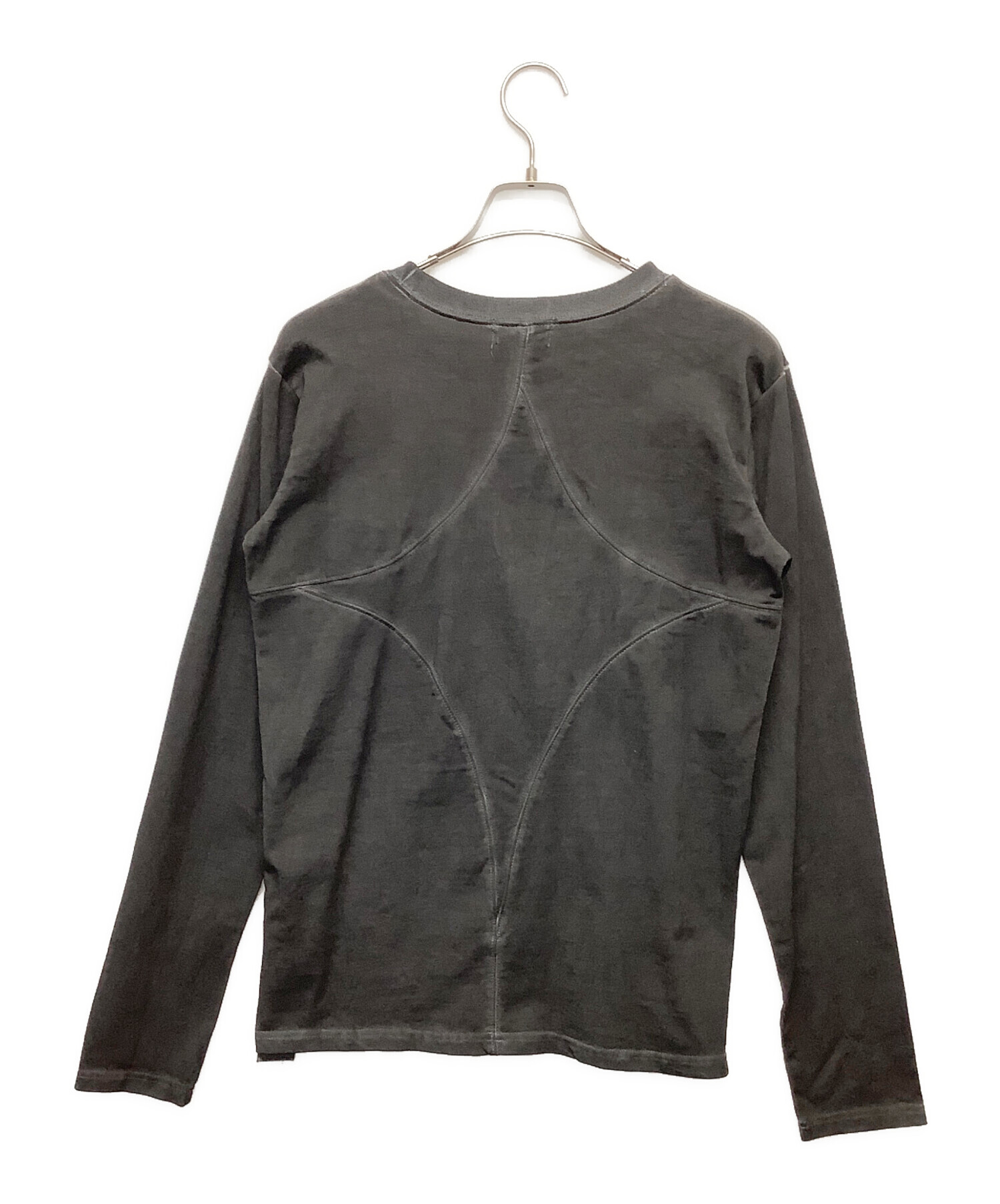 中古・古着通販】THUG CLUB (サグ クラブ) 長袖カットソー グレー