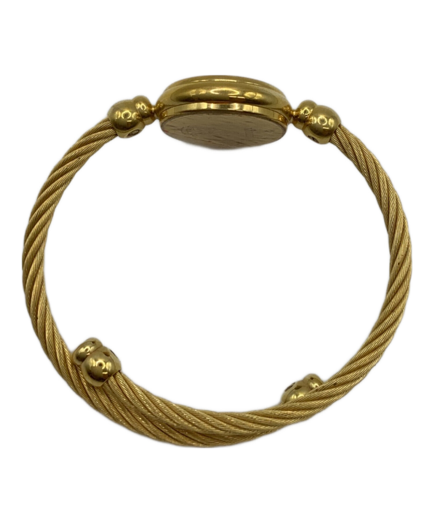 GUCCI ワイヤーバングルウオッチ2747L 中古・古着通販】GUCCI (グッチ) ワイヤーバングルウォッチ GUCCI