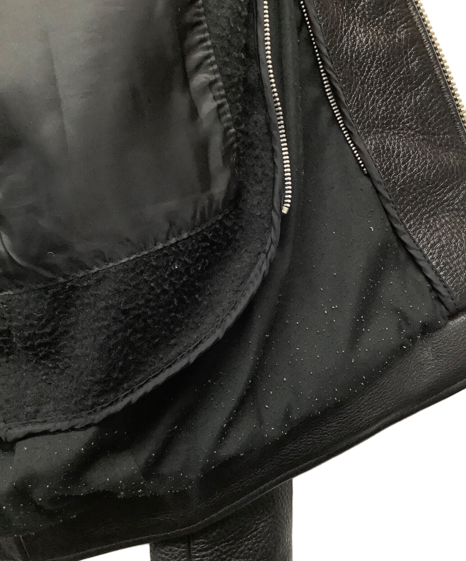 中古・古着通販】OUTLAW (アウトロー) レザージャケット ブラック