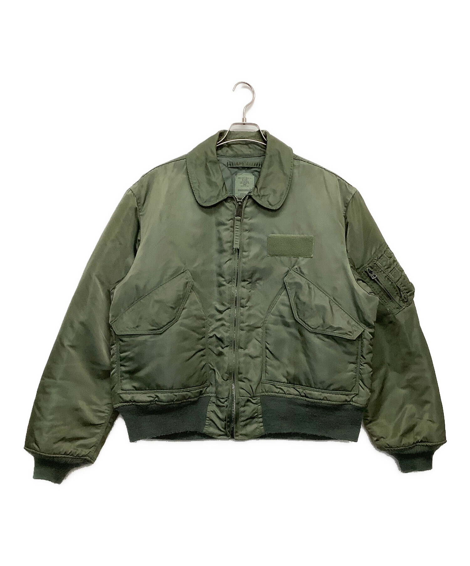 中古・古着通販】ALPHA (アルファ) フライトジャケット オリーブ