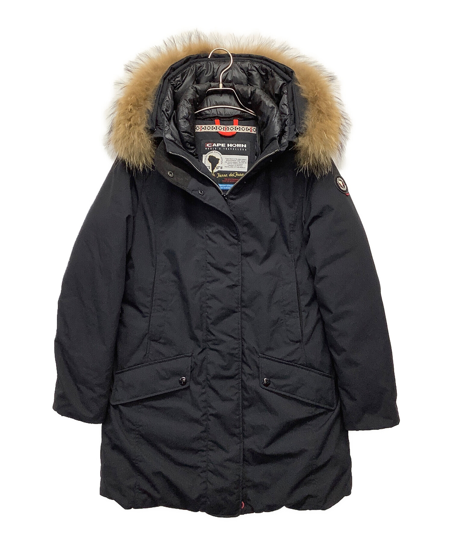 中古・古着通販】CAPE HORN (ケープホーン) ダウンジャケット ブラック