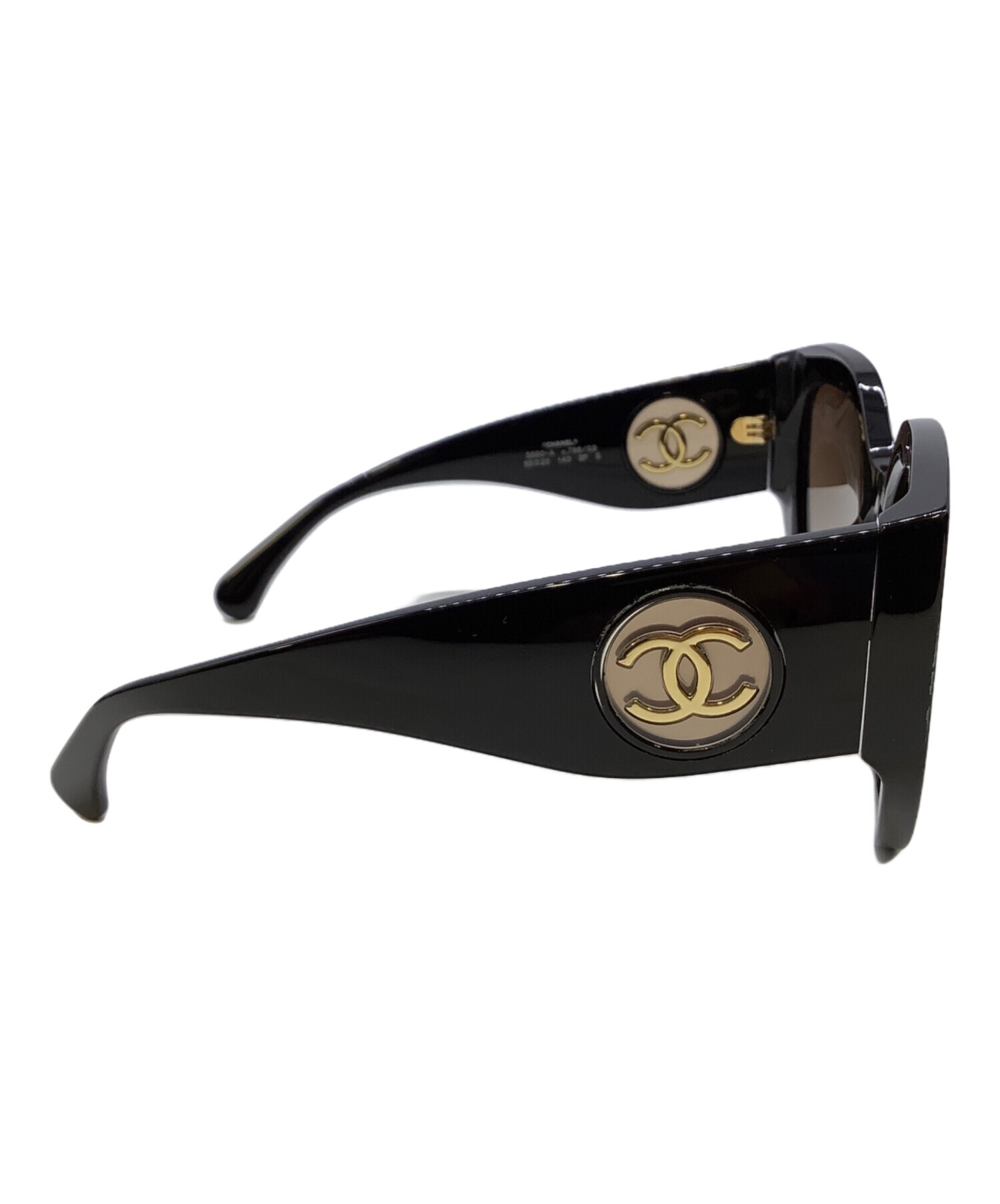 中古・古着通販】CHANEL (シャネル) サングラス ブラック サイズ