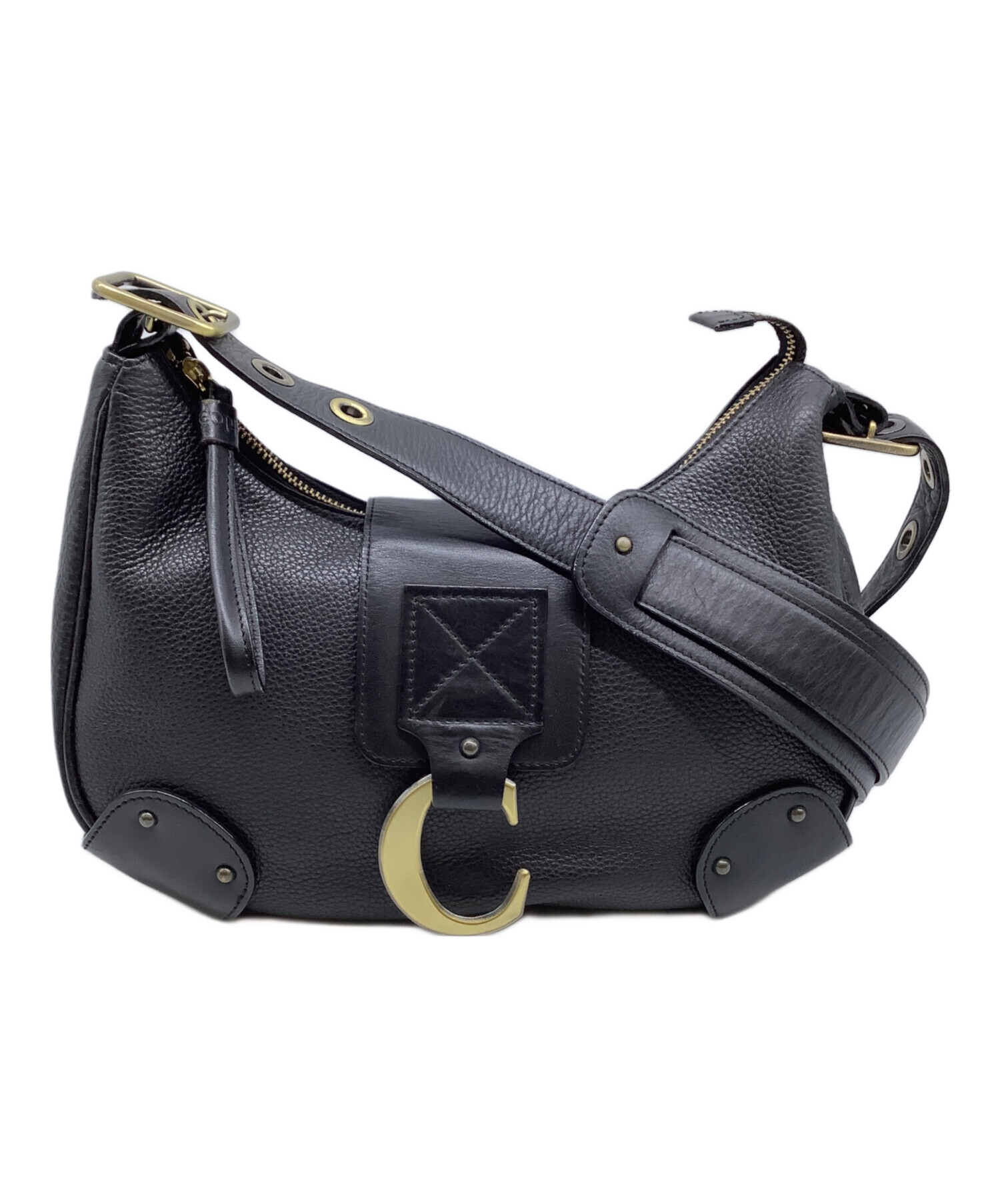 中古・古着通販】Chloe (クロエ) ワンショルダーバッグ ブラック