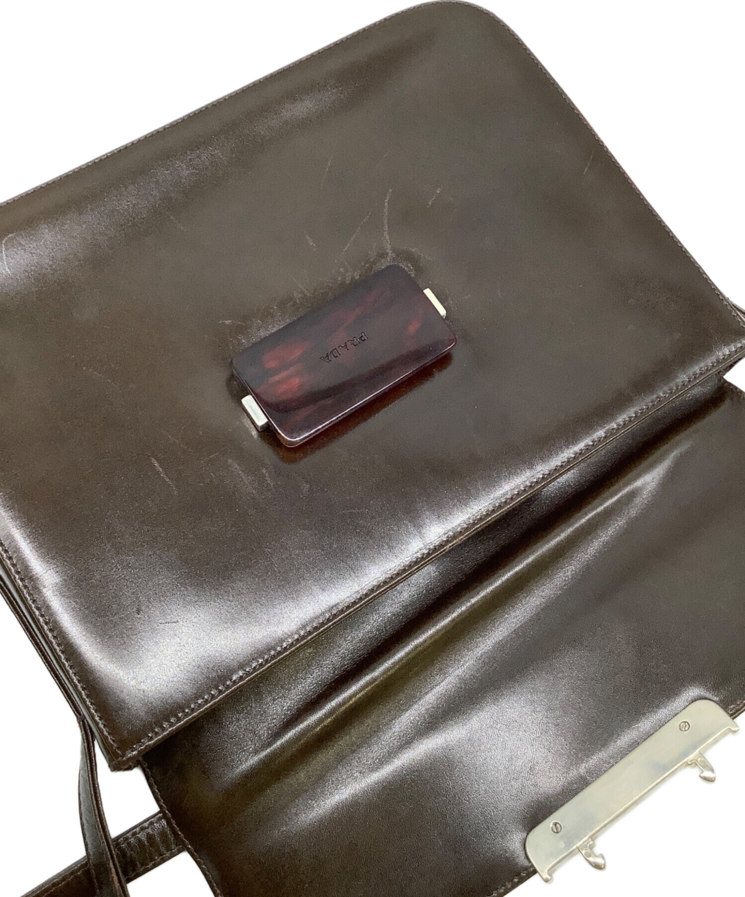 中古・古着通販】PRADA (プラダ) ショルダーバッグ ブラウン｜ブランド