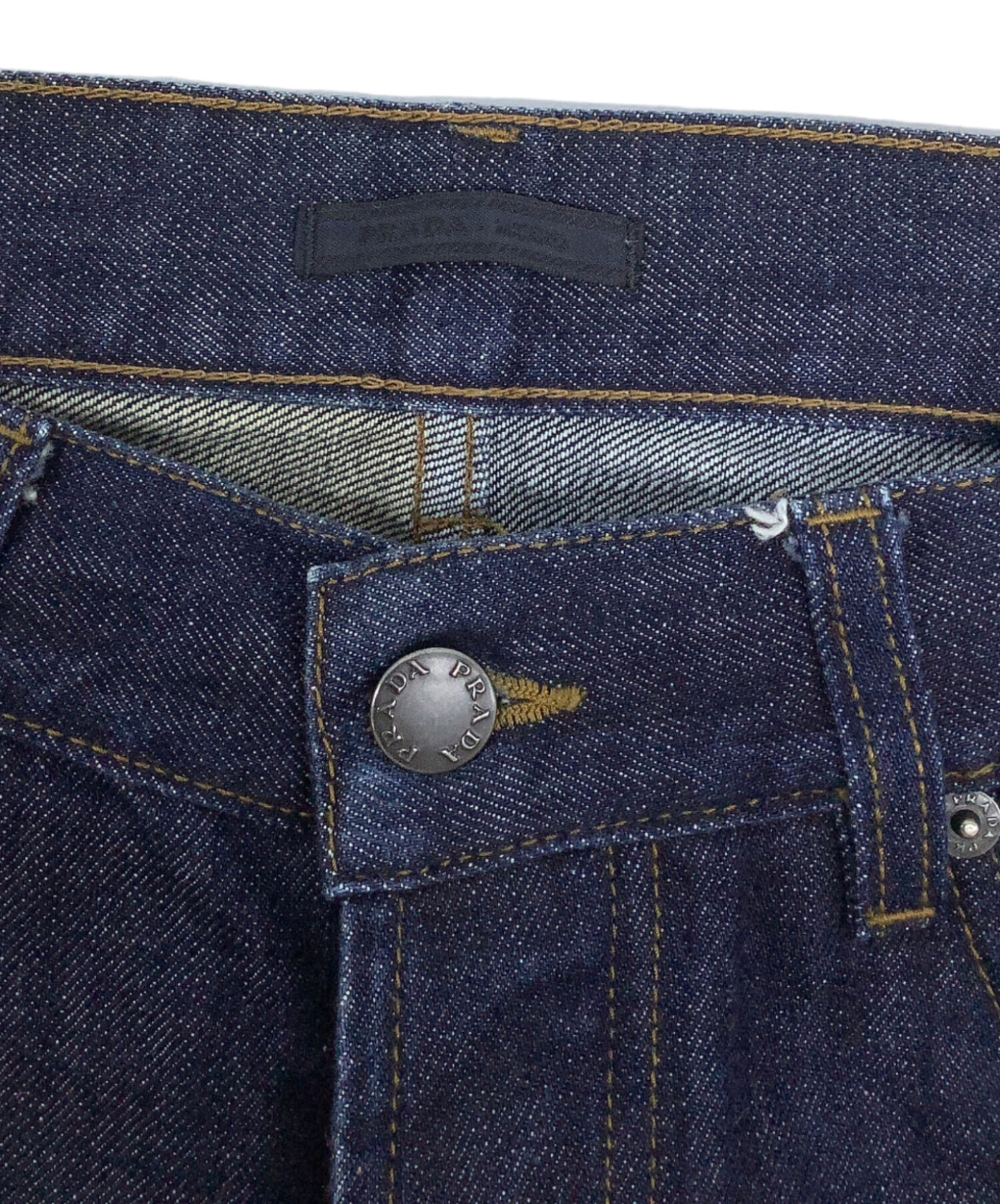 プラダ　デニム　新品未使用 中古・古着通販】PRADA (プラダ) デニムパンツ ブルー サイズ:28