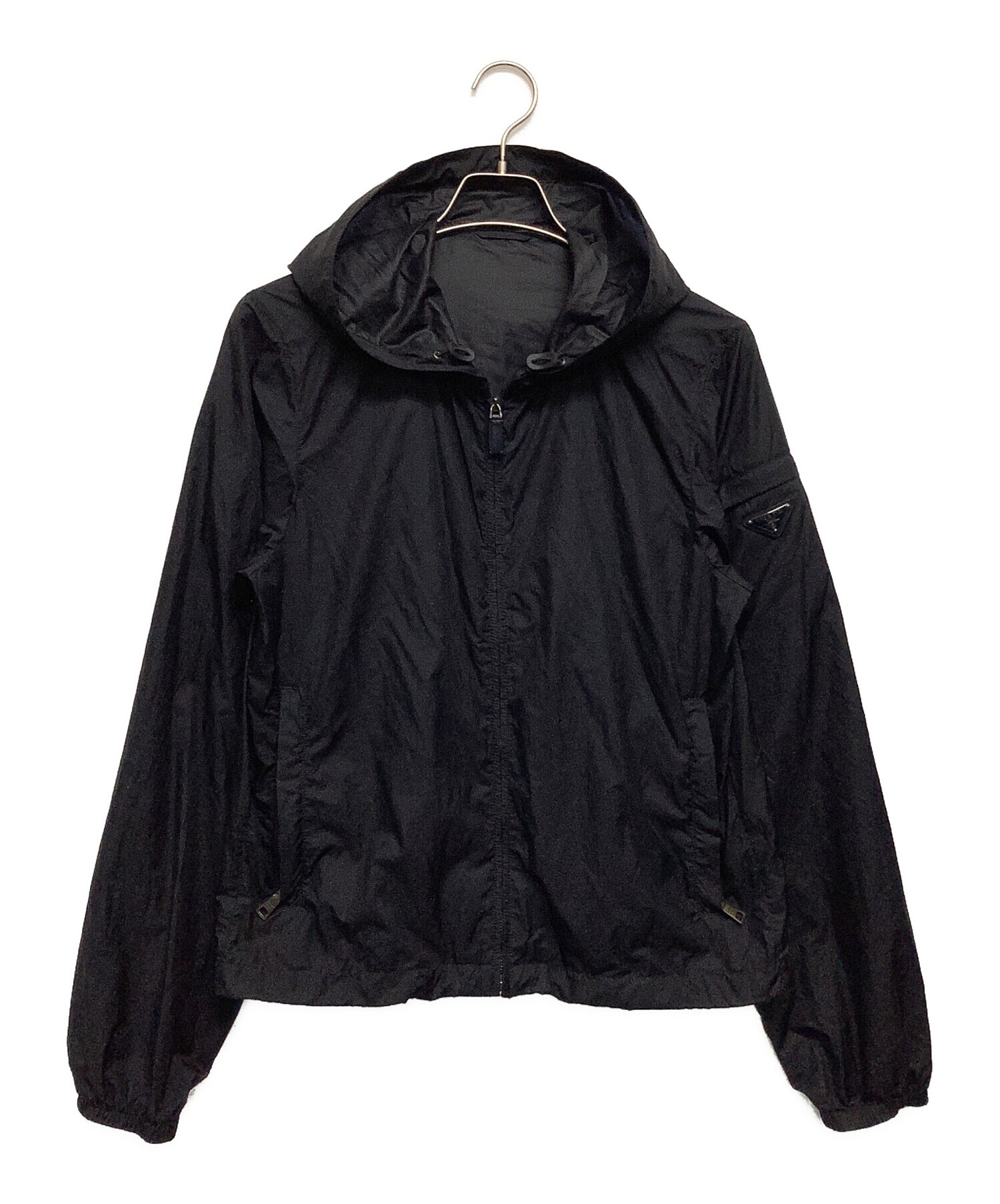 PRADA PRADA プラダ パーカー XS 黒 プラダ 2018 ポリエステル 袖 