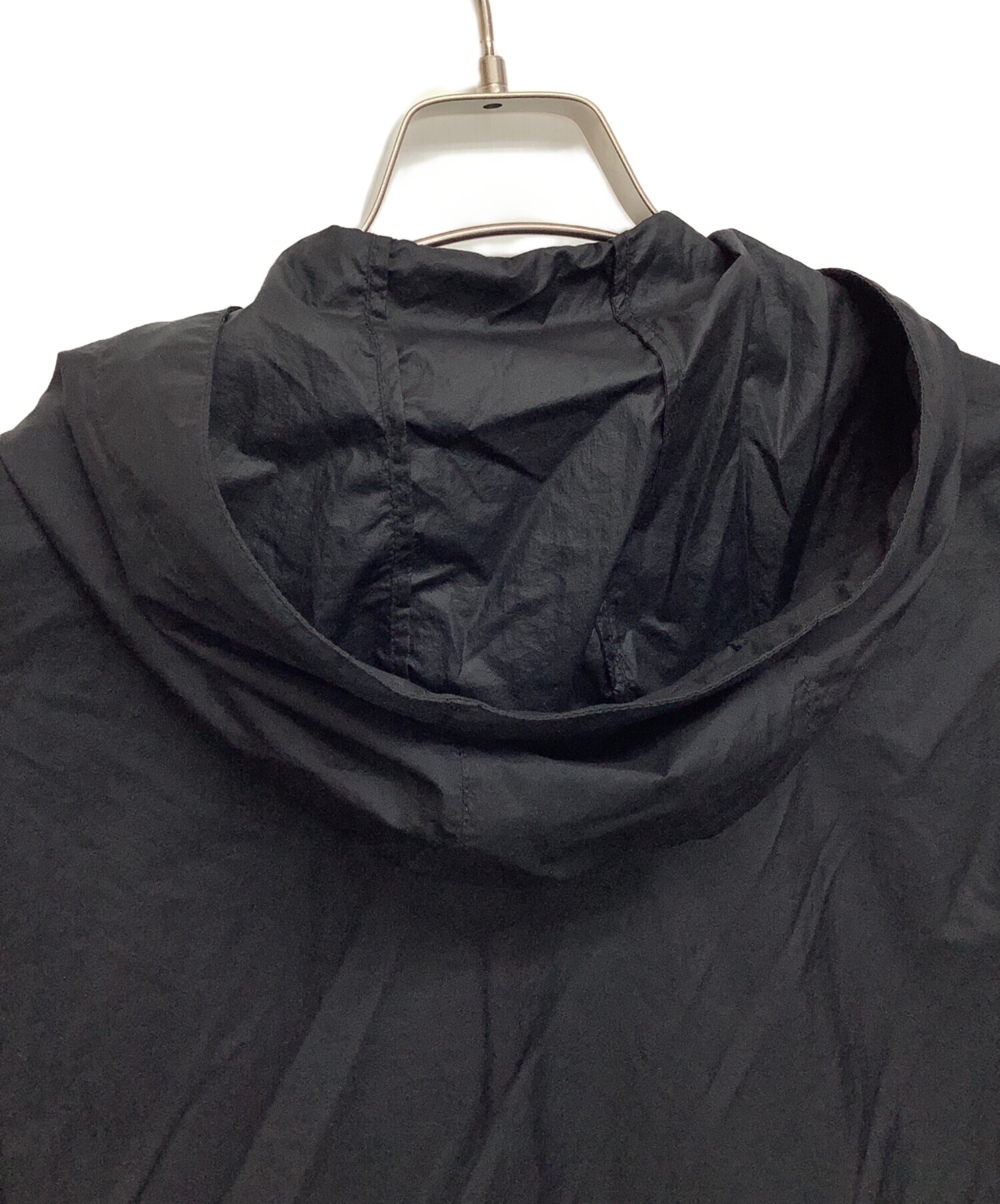 中古・古着通販】PRADA (プラダ) ナイロンジップパーカー ブラック 