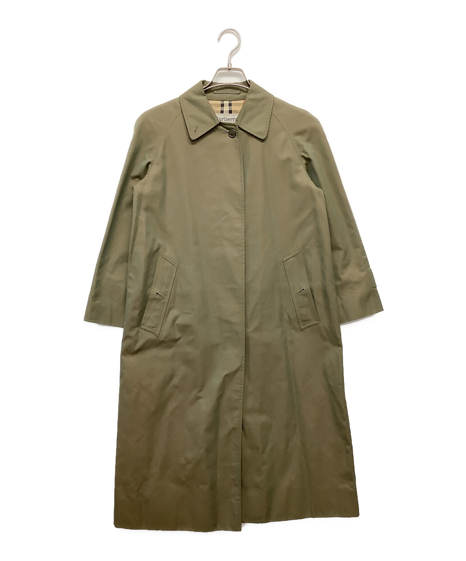 Burberrys バーバリーズ　バーバリー　ロングコート　コート　古着 中古・古着通販】Burberry's (バーバリーズ) ロングコート オリーブ