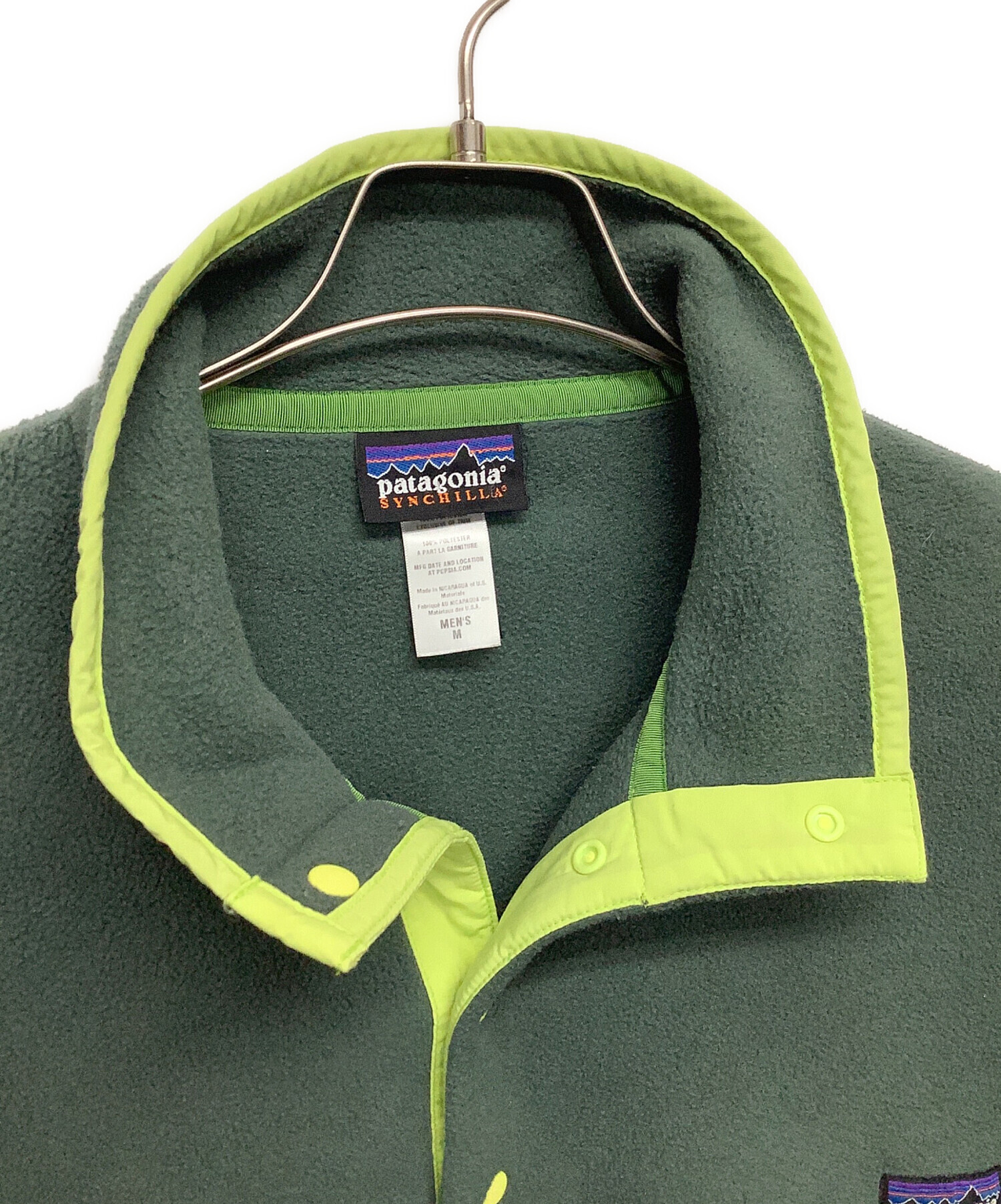 中古・古着通販】Patagonia (パタゴニア) シンチラスナップT グリーン