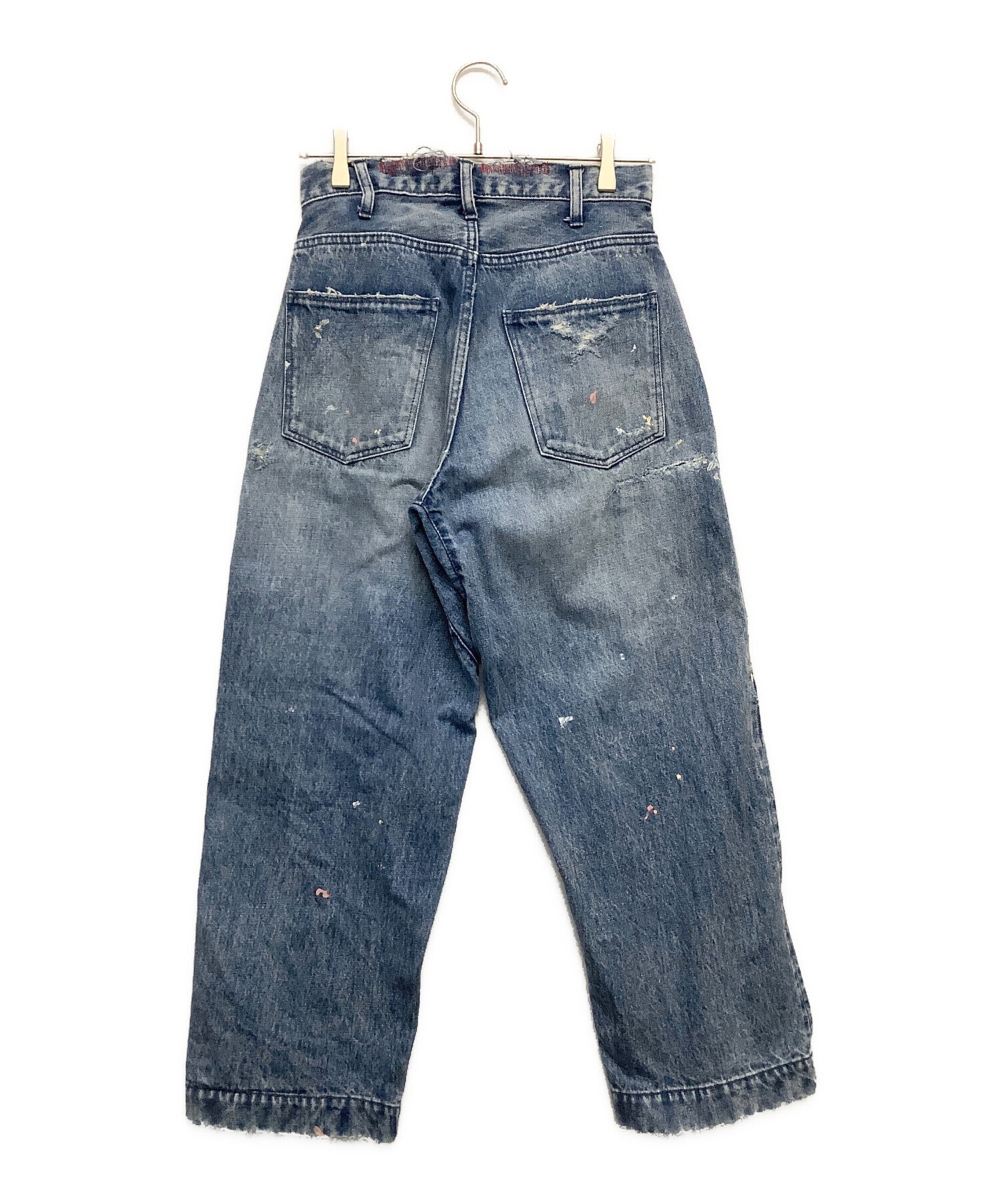 BRU NA BOINNE ブルーナボイン刺し子 パンツ 日本製 インディゴ 中古・古着通販】BRU NA BOINNE (ブルーナボイン) デニムパンツ