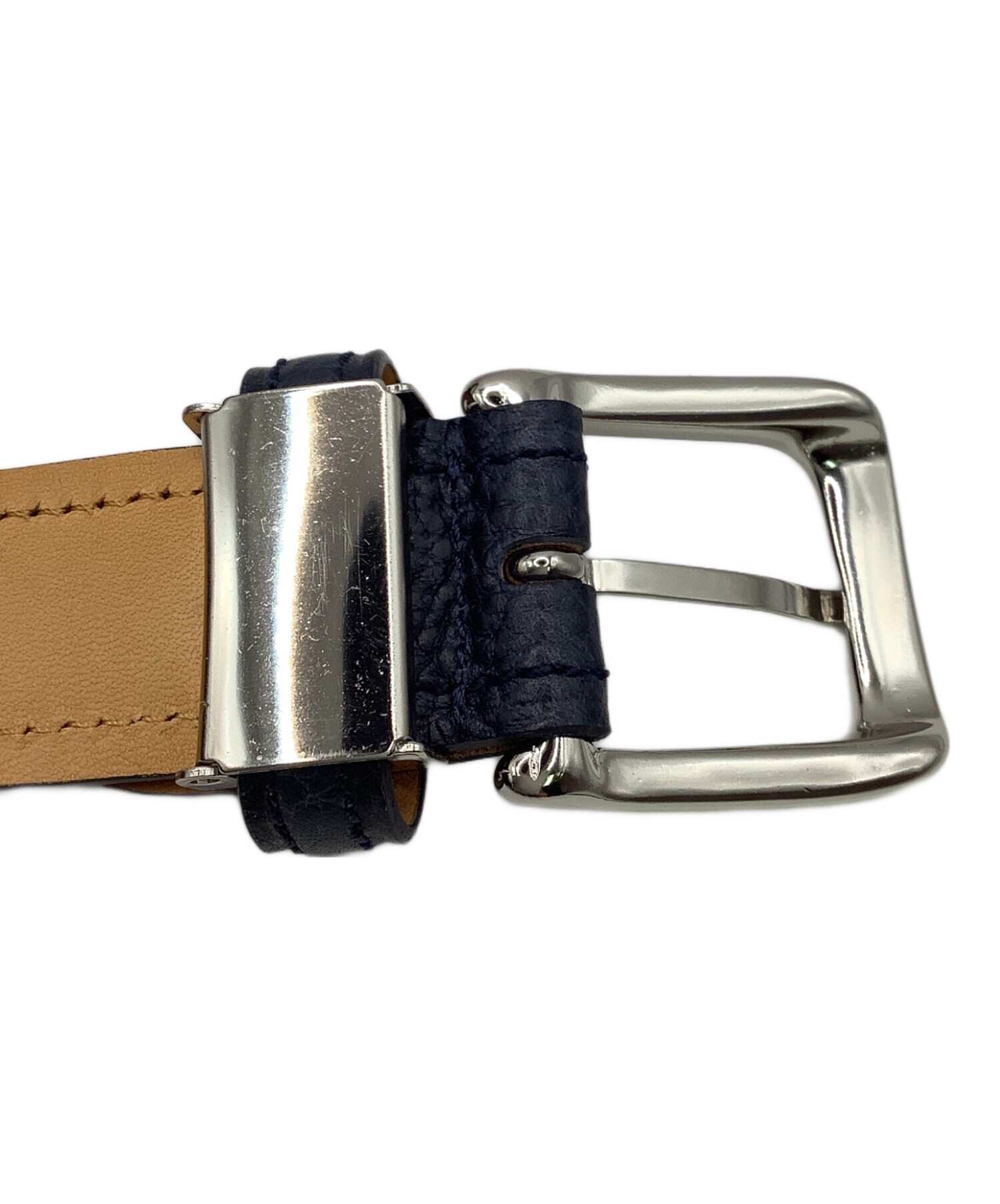 中古・古着通販】SOMES (ソメス) レザーベルト SOMES ネイビー