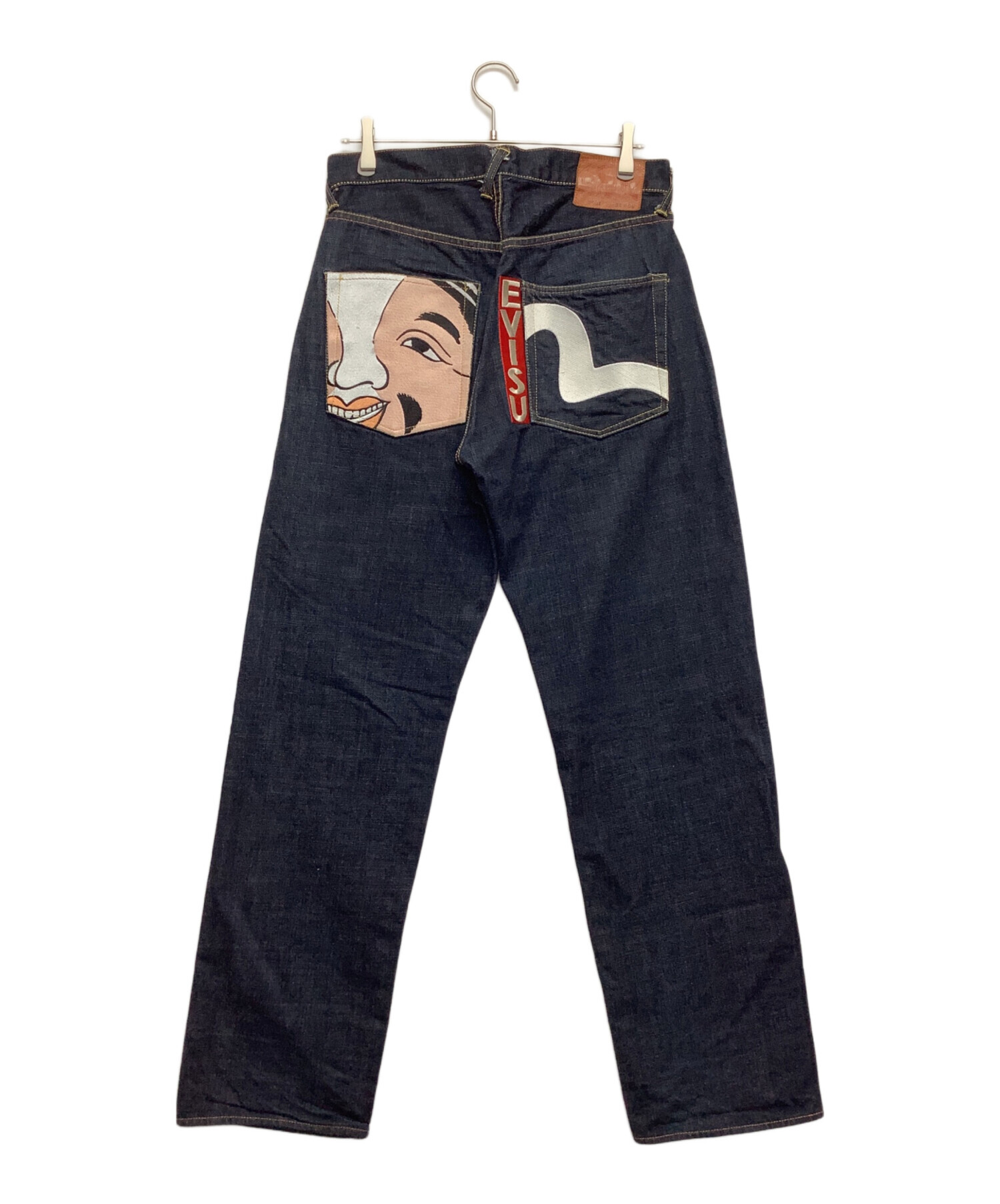 中古・古着通販】EVISU (エヴィス) エビス刺繍デニムパンツ インディゴ