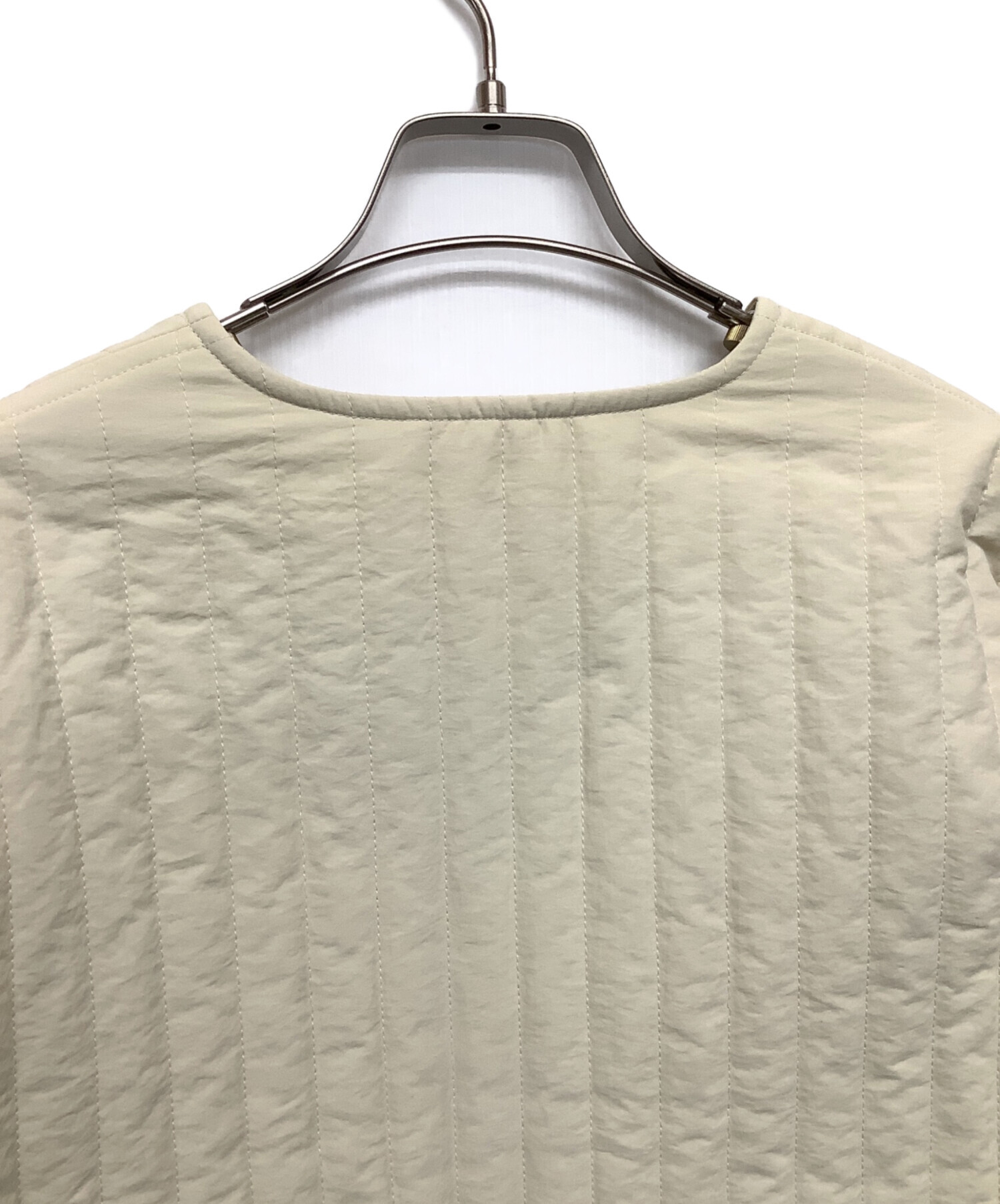 中古・古着通販】YORT (ヨート) ノーカラーキルティングジャケット 