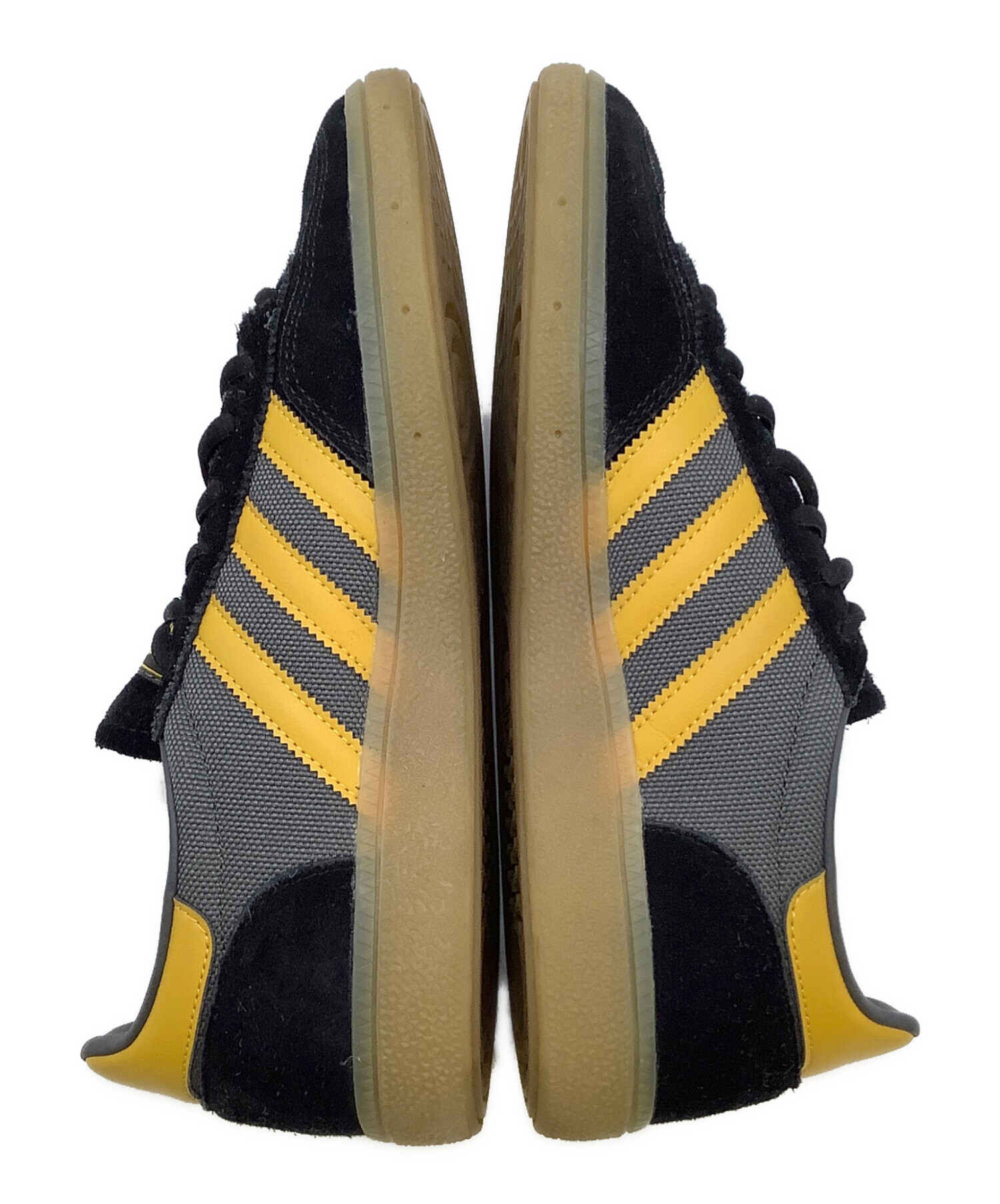 新品 ツートン リメイク スウェット トレーナー イエロー スニーカー 黒　黄色 中古・古着通販】adidas (アディダス) ローカットスニーカー ブラック