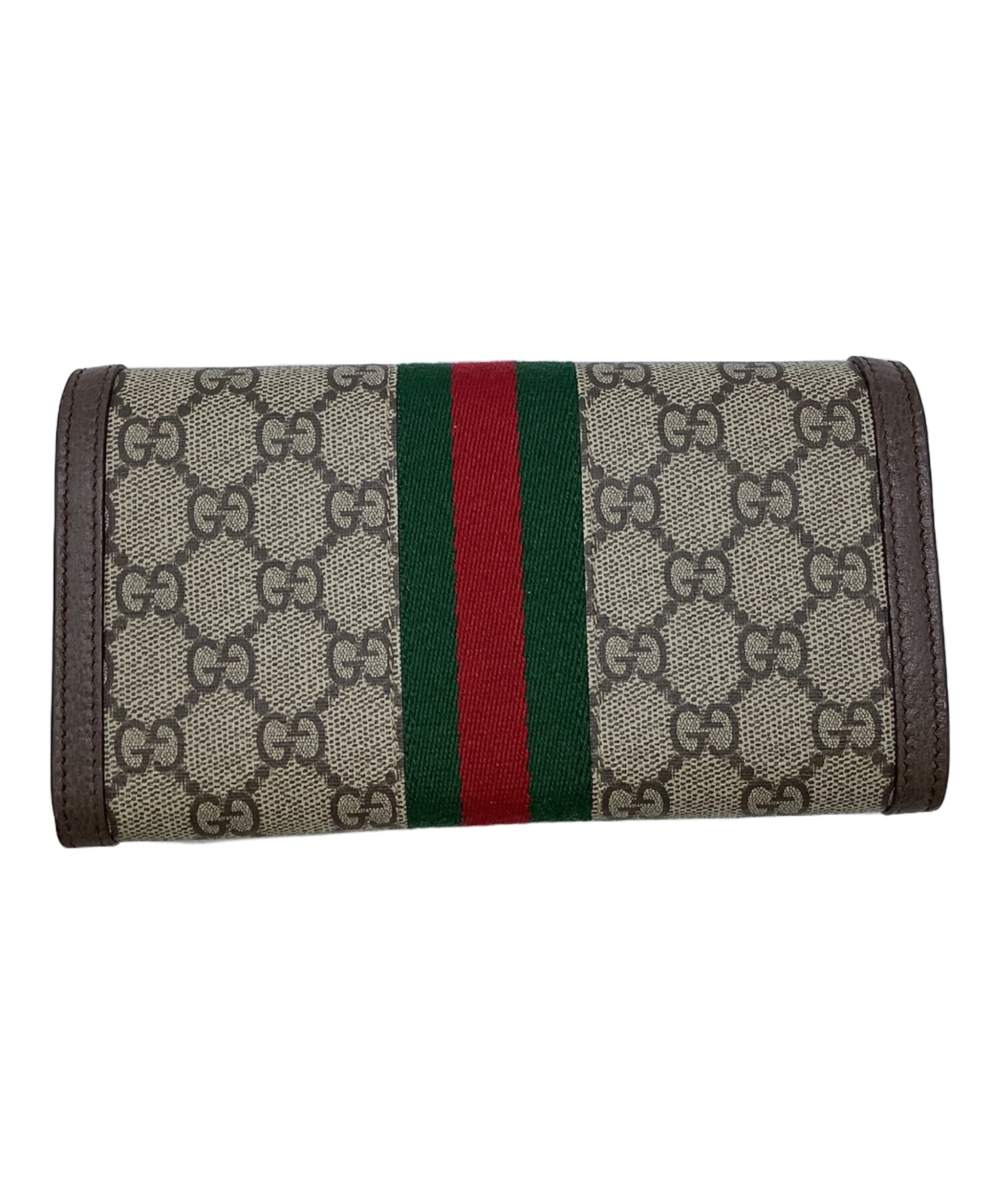 GUCCI ベージュ レザー 長財布 中古・古着通販】GUCCI (グッチ) 長財布 ベージュ｜ブランド・古着通販