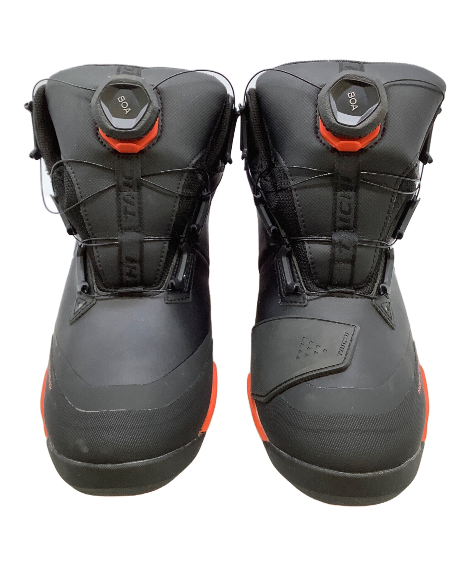 中古・古着通販】TAICHI (タイチ) バイクシューズ ブラック×レッド