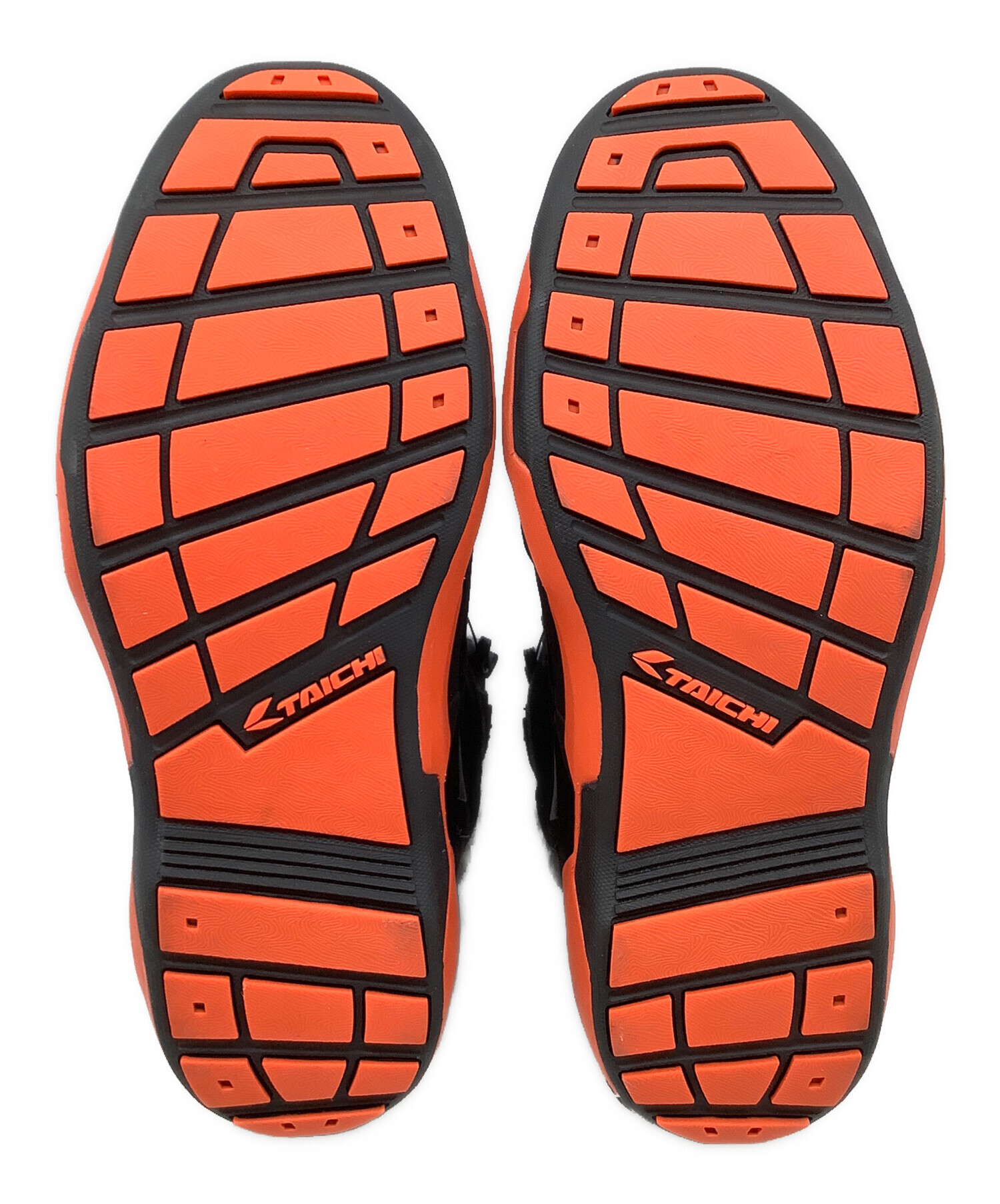 中古・古着通販】TAICHI (タイチ) バイクシューズ ブラック×レッド