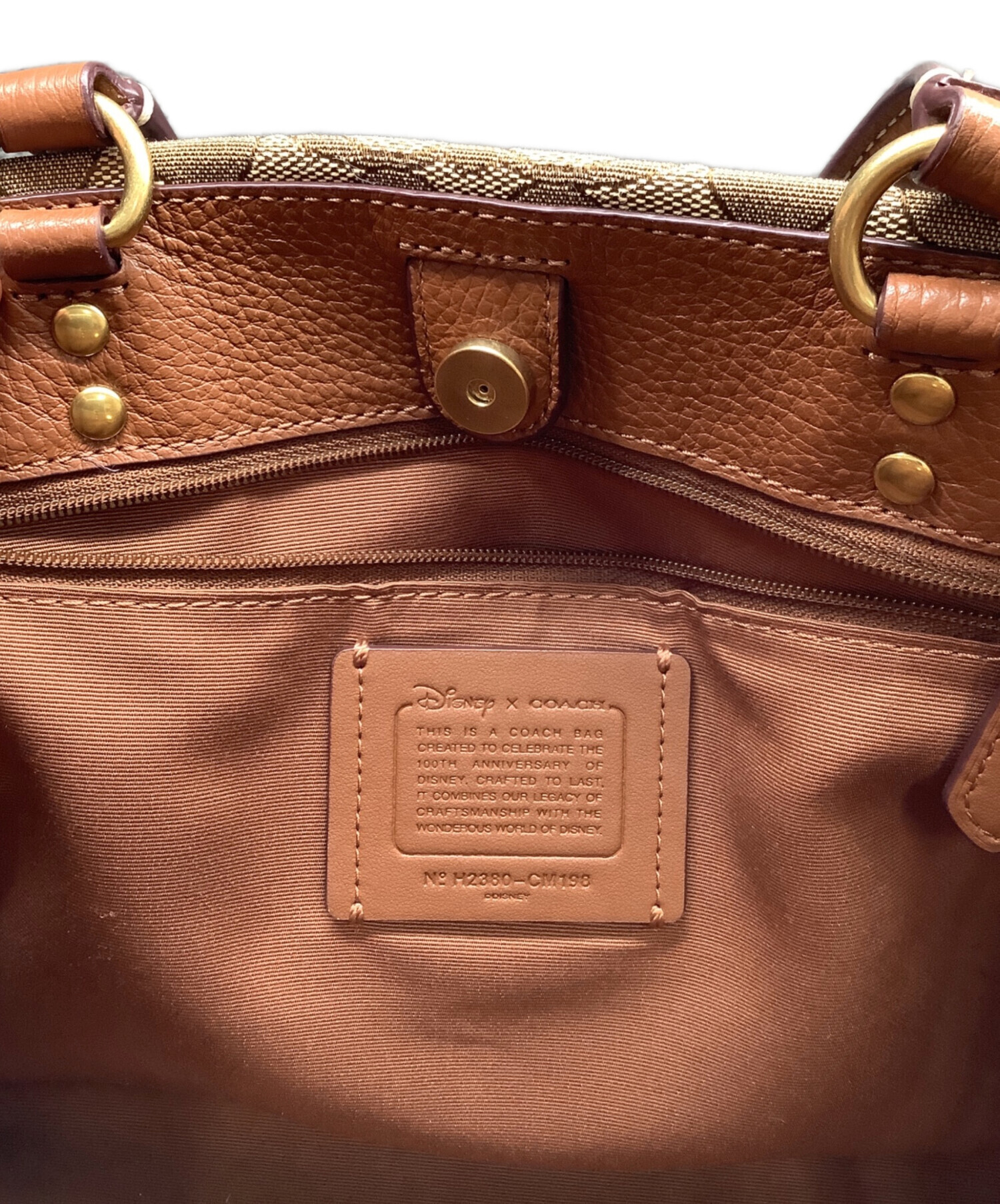 マ*）様 【希少】COACH×Disney 2Wayハンドバッグ H2380-C COACH コーチ ハンドバッグ ショルダーバッグ マレフィセント