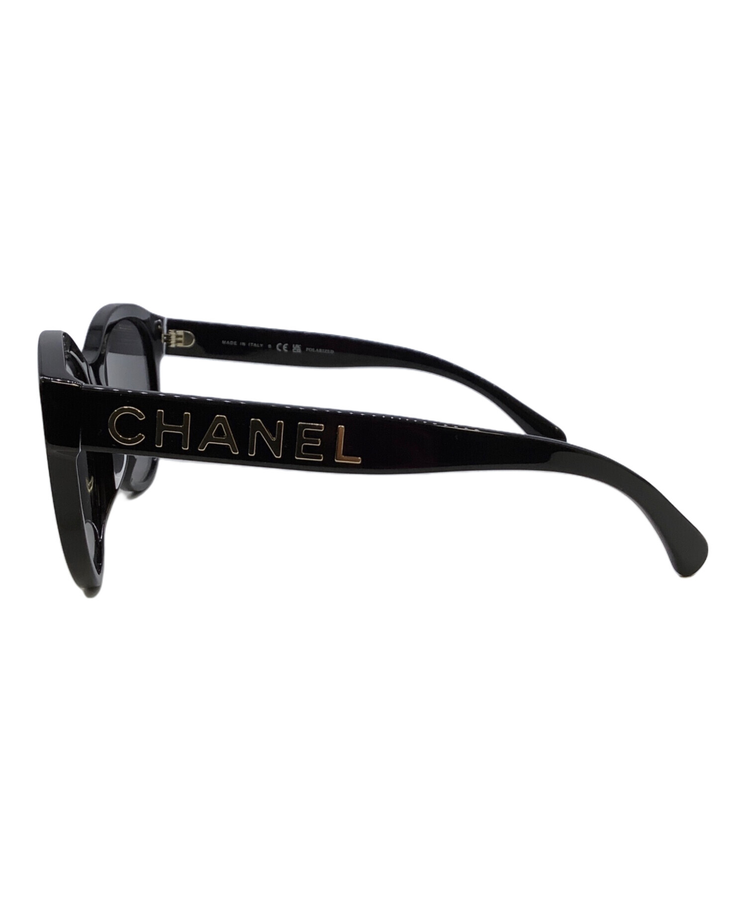中古・古着通販】CHANEL (シャネル) サングラス ブラック サイズ:55