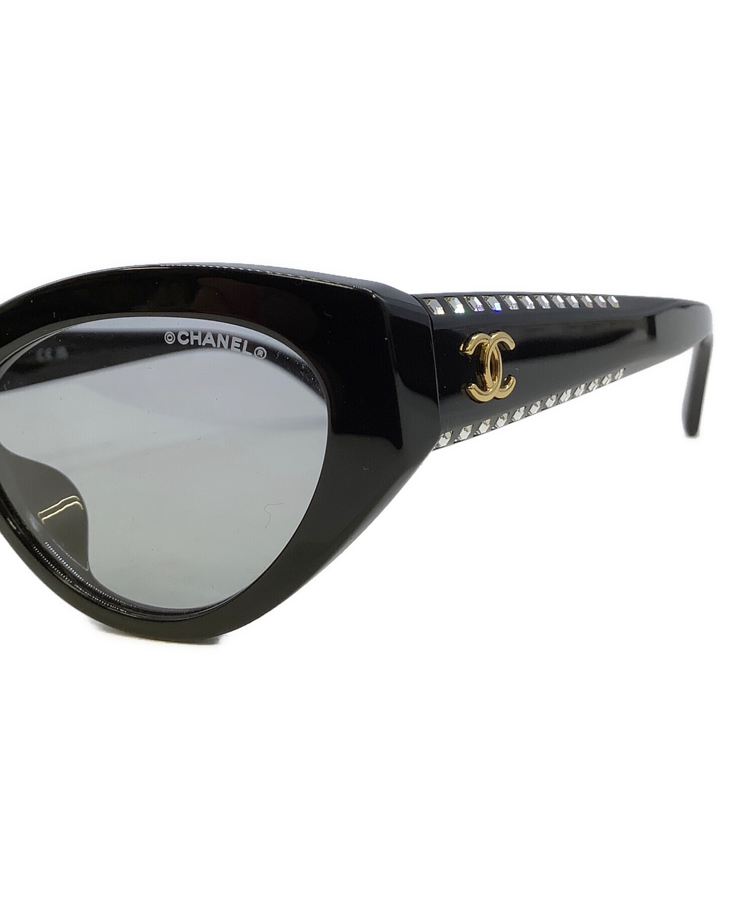 中古・古着通販】CHANEL (シャネル) サングラス ブラック｜ブランド