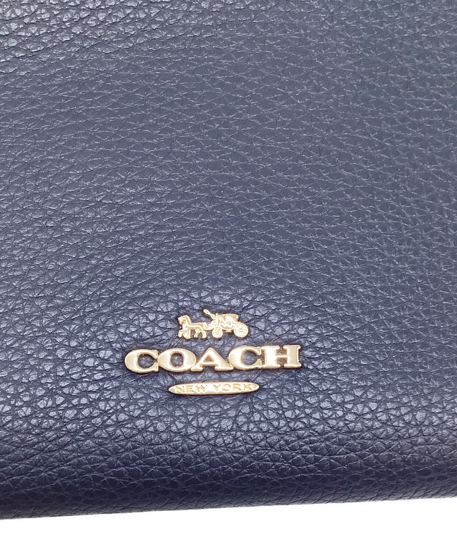 中古・古着通販】COACH (コーチ) 長財布 ネイビー｜ブランド・古着通販 