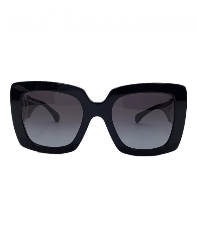 中古・古着通販】CHANEL (シャネル) スクエアサングラス ブラック