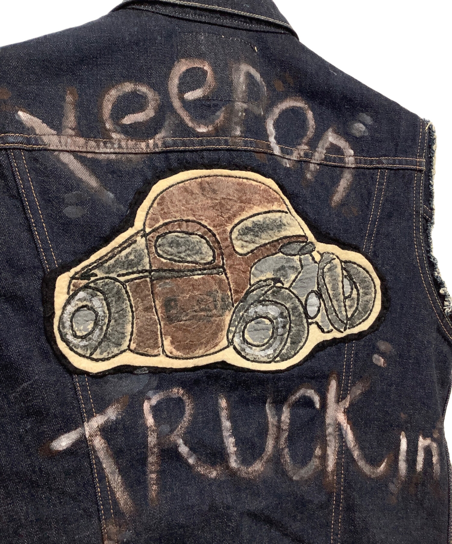 中古・古着通販】LEVI'S (リーバイス) デニムベスト インディゴ サイズ