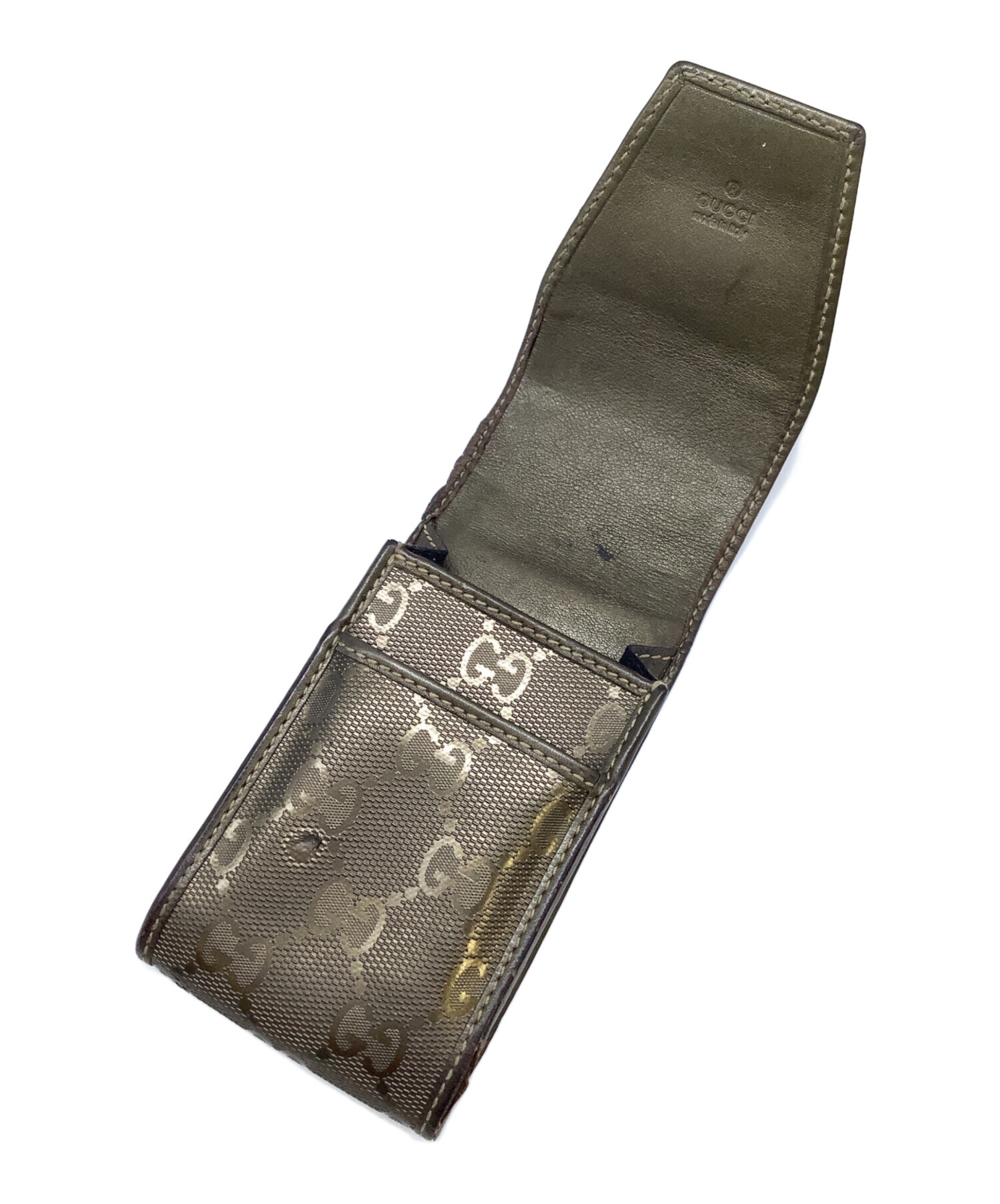中古・古着通販】GUCCI (グッチ) シガレットケース オリーブ｜ブランド