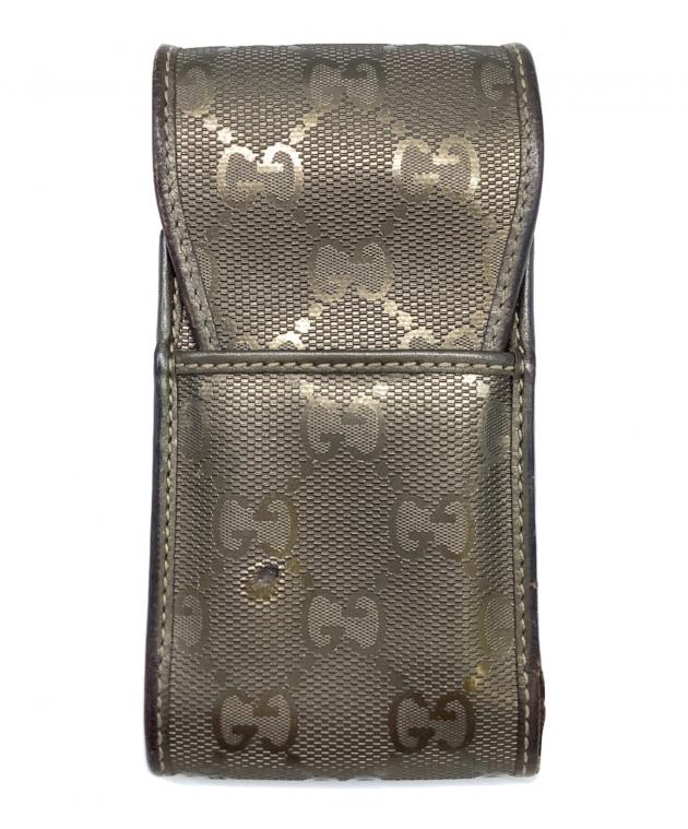 GUCCI グッチ オールドグッチ シガレットケース 未使用品 中古・古着通販】GUCCI (グッチ) シガレットケース オリーブ｜ブランド