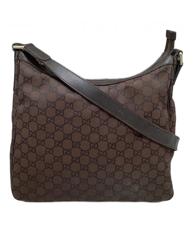 中古・古着通販】GUCCI (グッチ) ショルダーバッグ GUCCI ブラウン