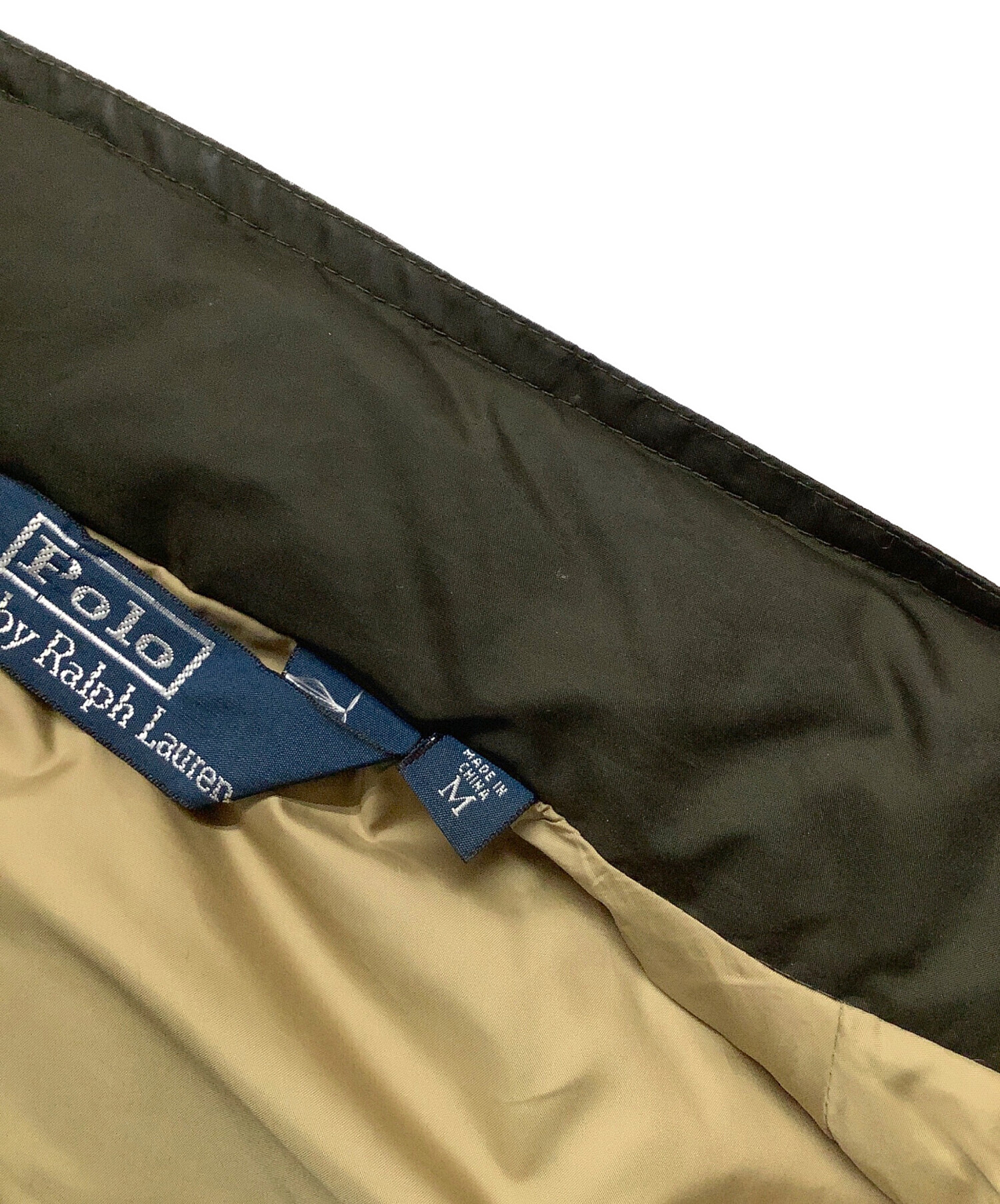 Polo Ralph Lauren オリーブ ダウンベスト M 中古・古着通販】POLO RALPH LAUREN (ポロ・ラルフローレン) ダウン