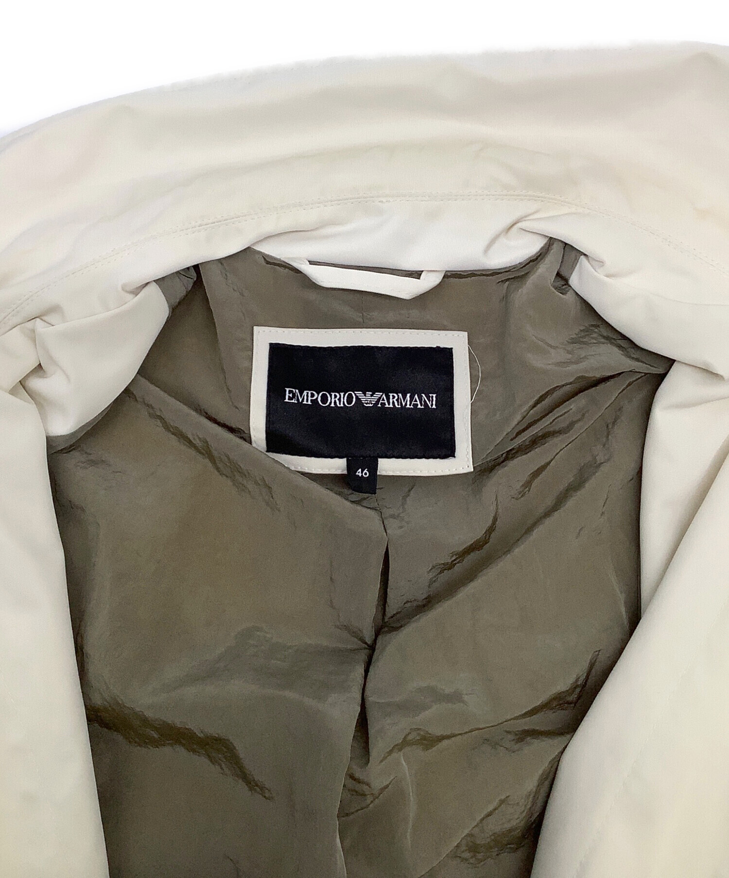 中古・古着通販】EMPORIO ARMANI (エンポリオアルマーニ) ステンカラー 