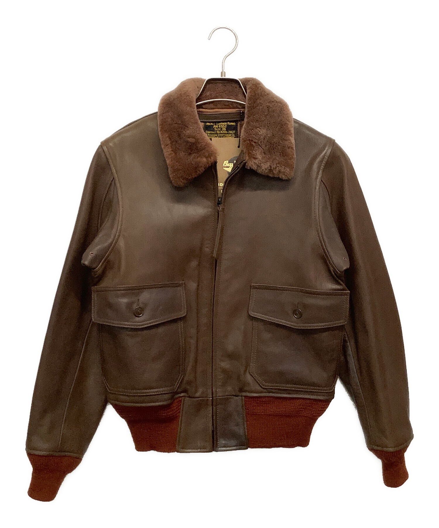 G-1 フライトジャケット サイズ36 ブラウン BUZZ RICKSON'S (バズリクソンズ) G-1フライトジャケット ブラウン