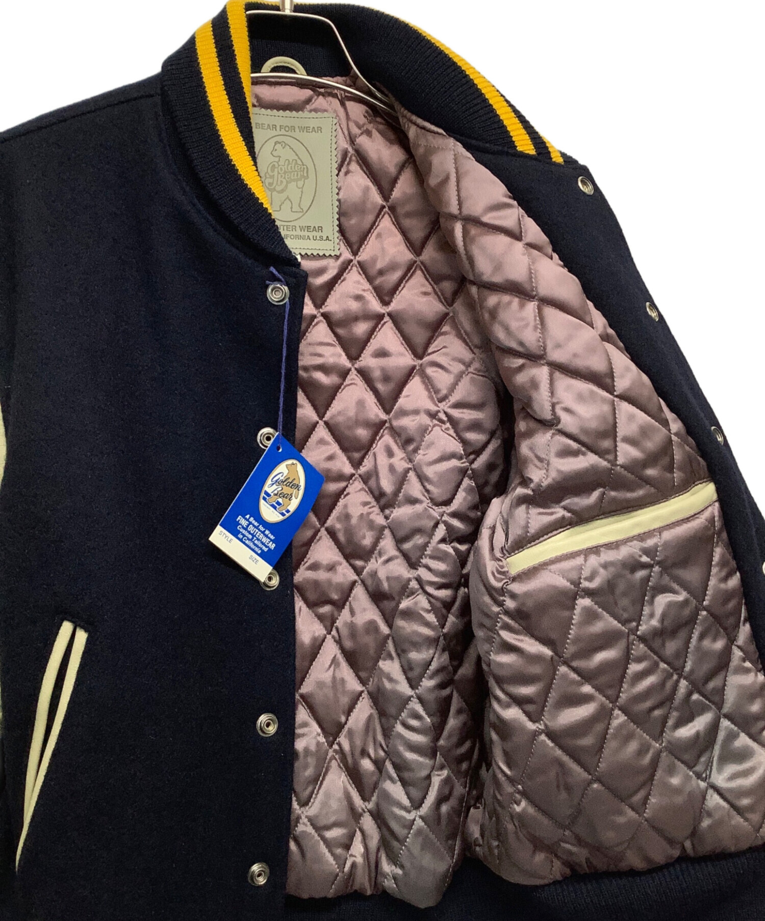 中古・古着通販】Golden Bear (ゴールデンベア) スタジャン ブラック