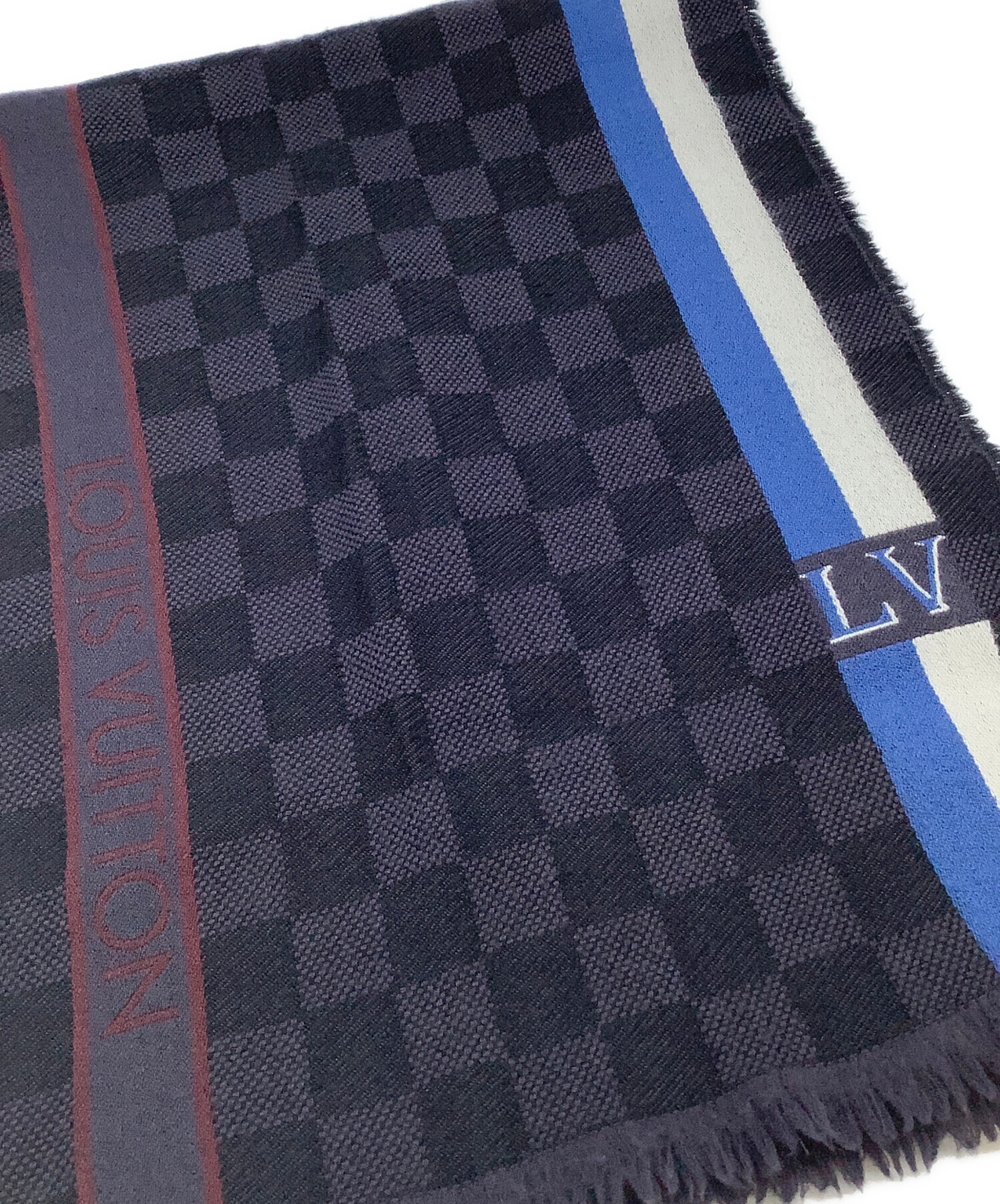 中古・古着通販】LOUIS VUITTON (ルイ ヴィトン) ウールマフラー ルイ